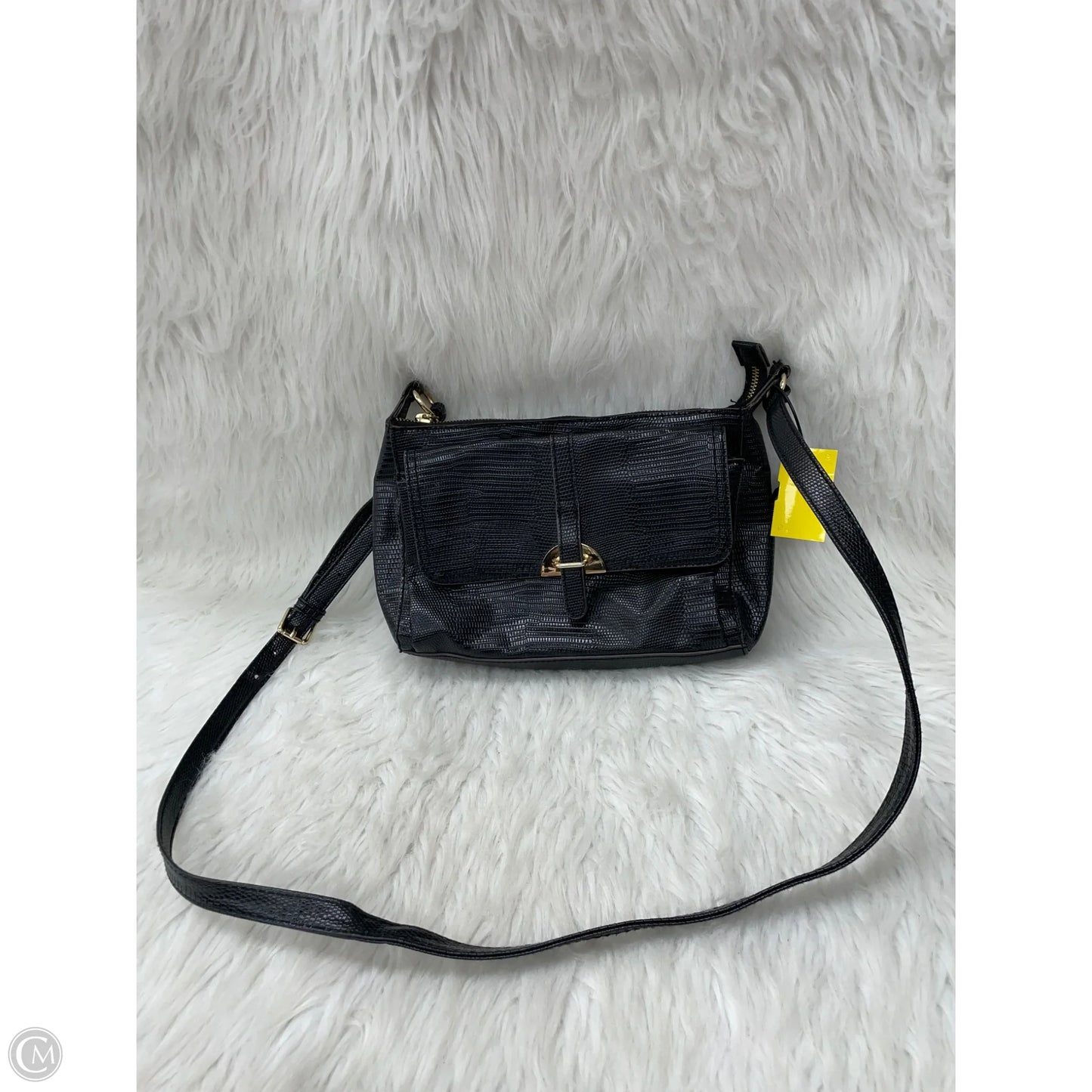 Crossbody Leather By Liz Claiborne, Size: Medium