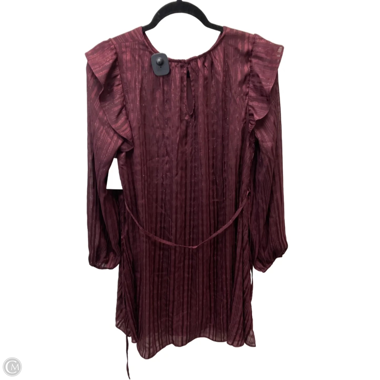 Dress Casual Short By Nine West Apparel In Maroon, Size: S