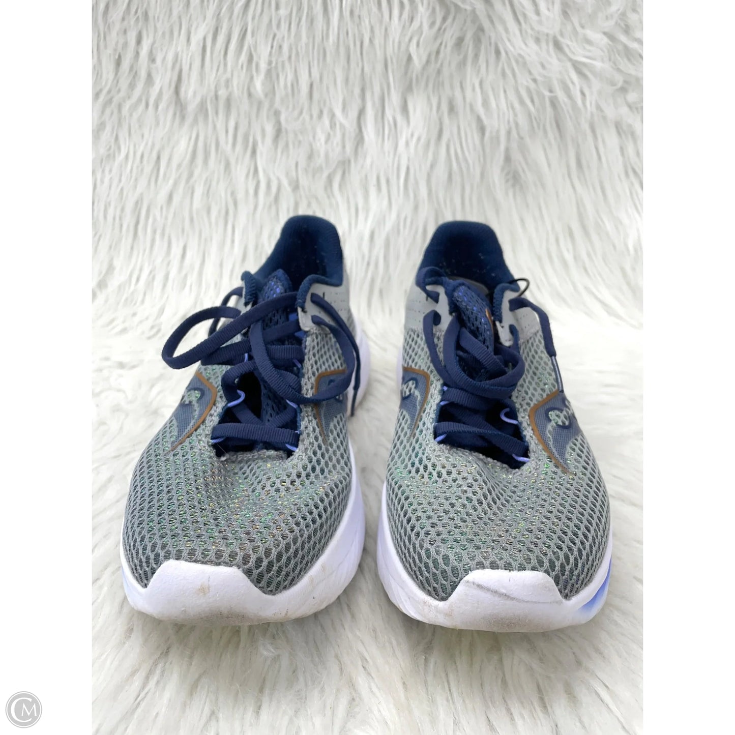 Shoes Athletic By Saucony In Blue & Grey, Size: 8