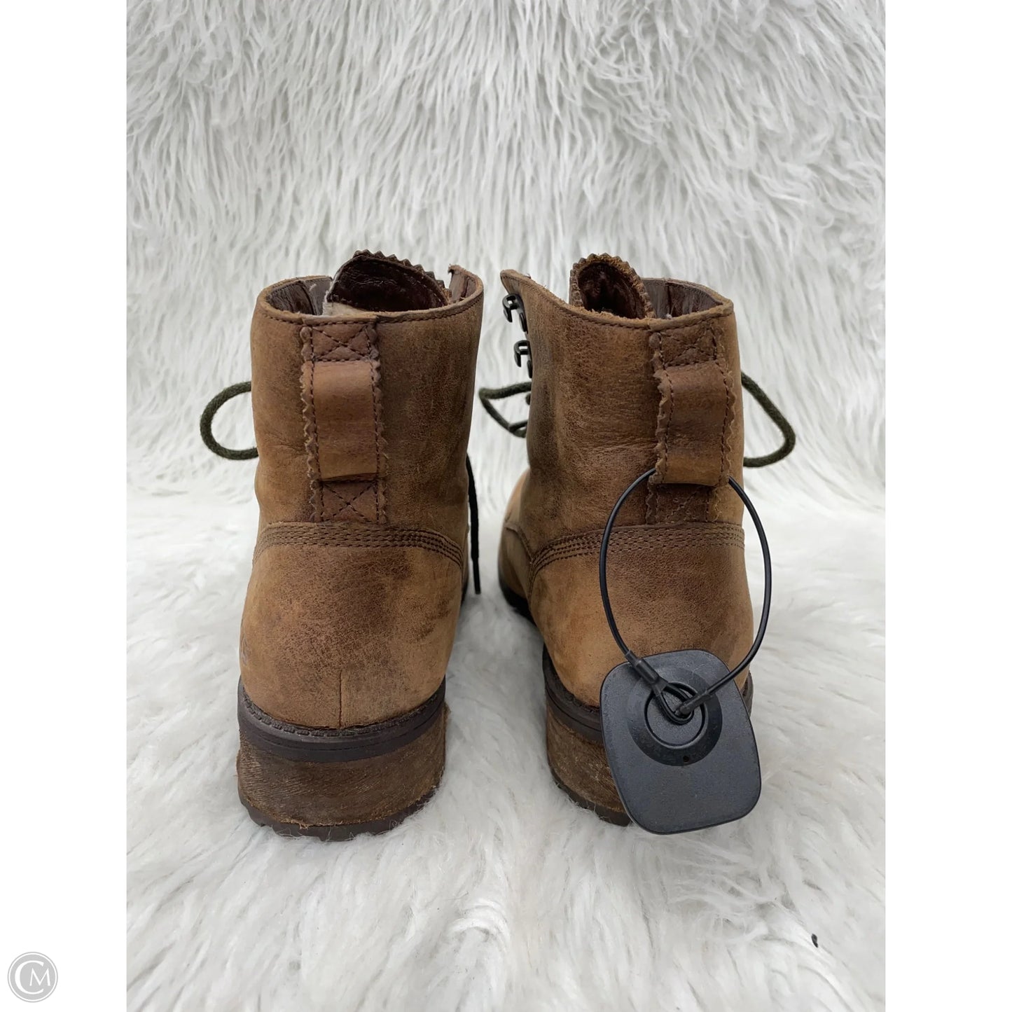 Boots Designer By Ugg In Brown, Size: 8