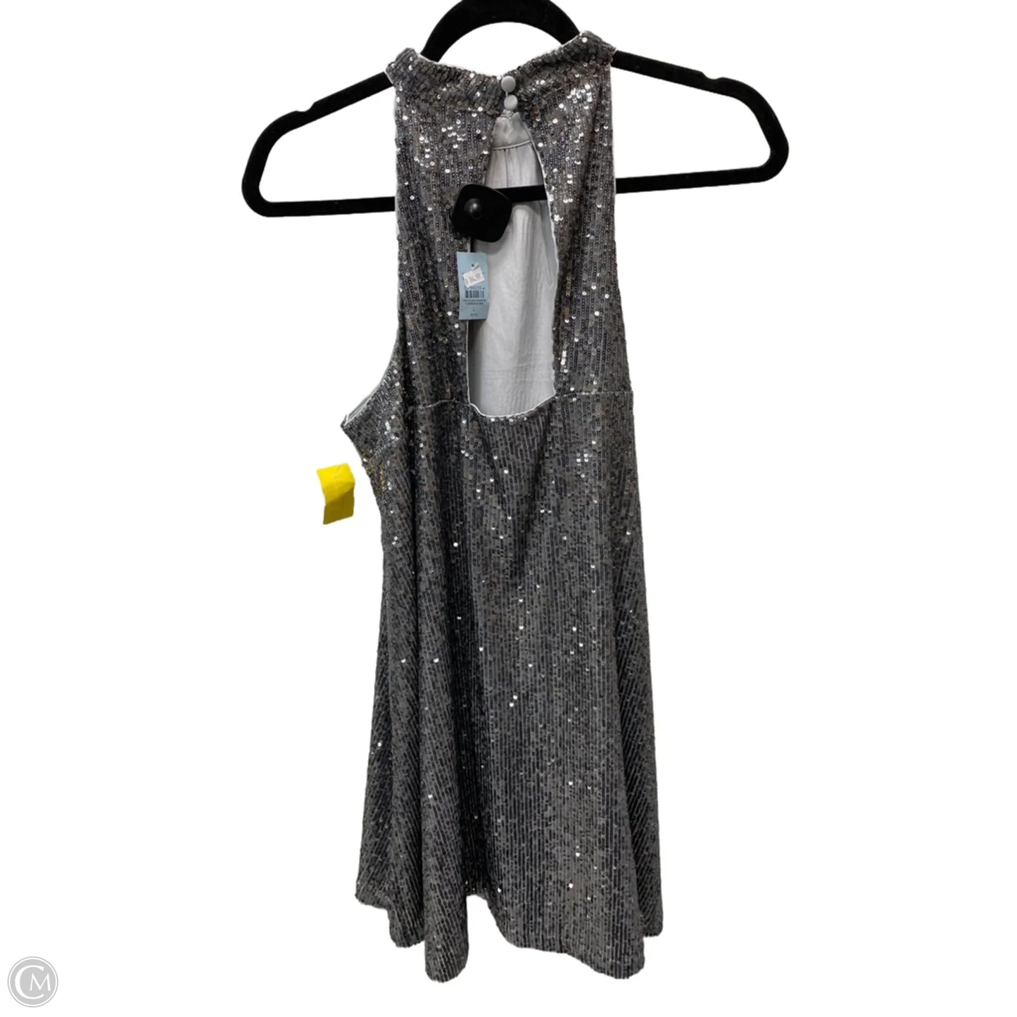 Dress Party Short By Loft In Silver, Size: L