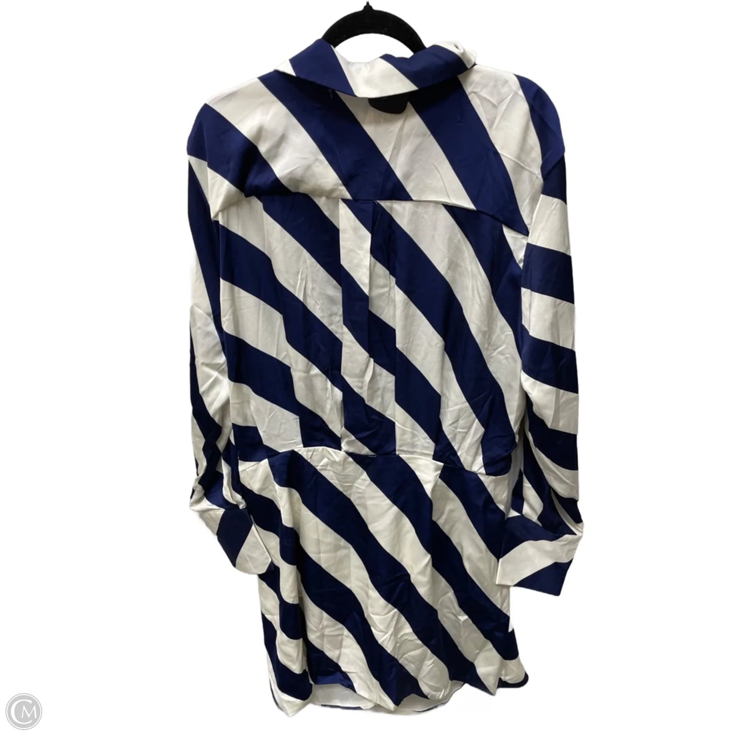 Dress Party Short By Fashion Nova In Blue & Cream, Size: 3x