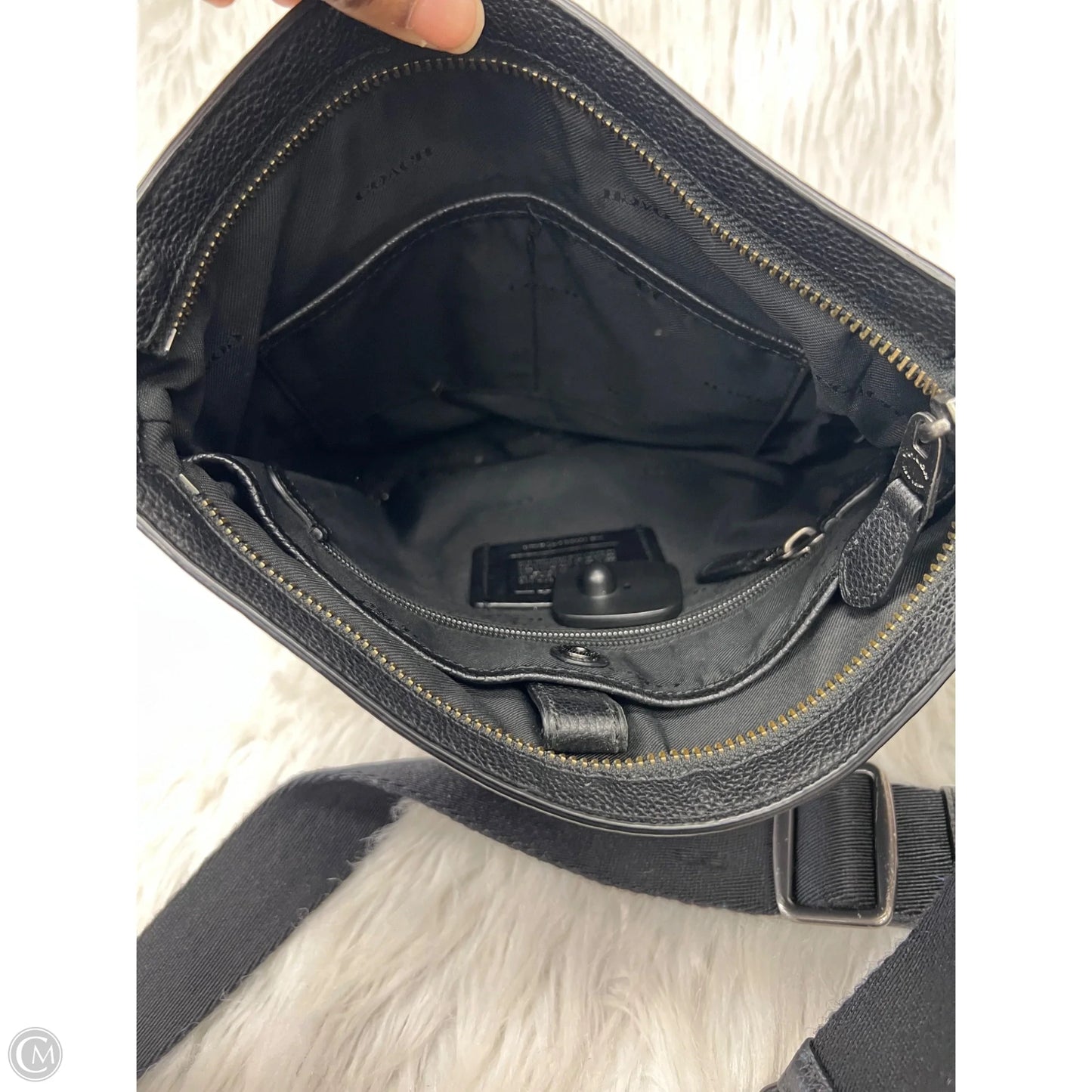Crossbody Designer By Coach, Size: Medium