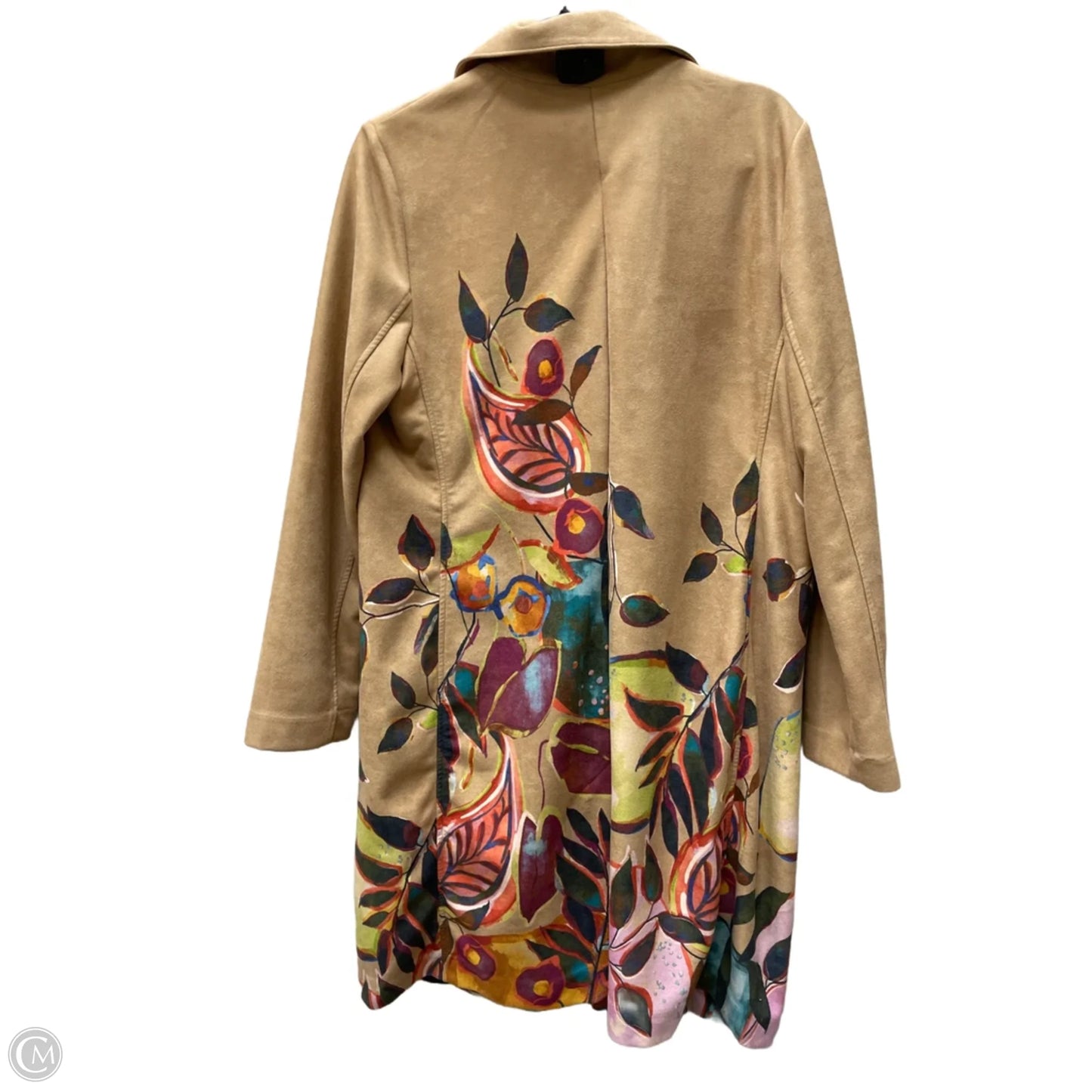 Jacket Other By Chicos In Floral Print, Size: L