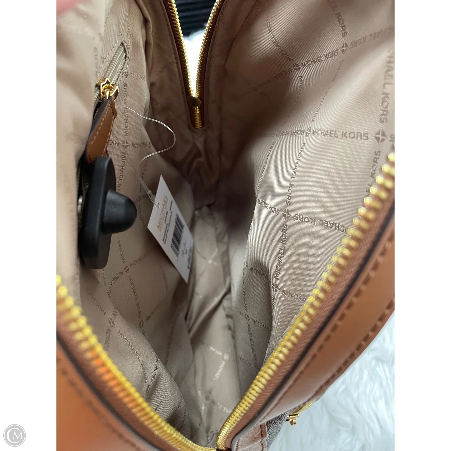 Backpack Designer By Michael Kors, Size: Medium