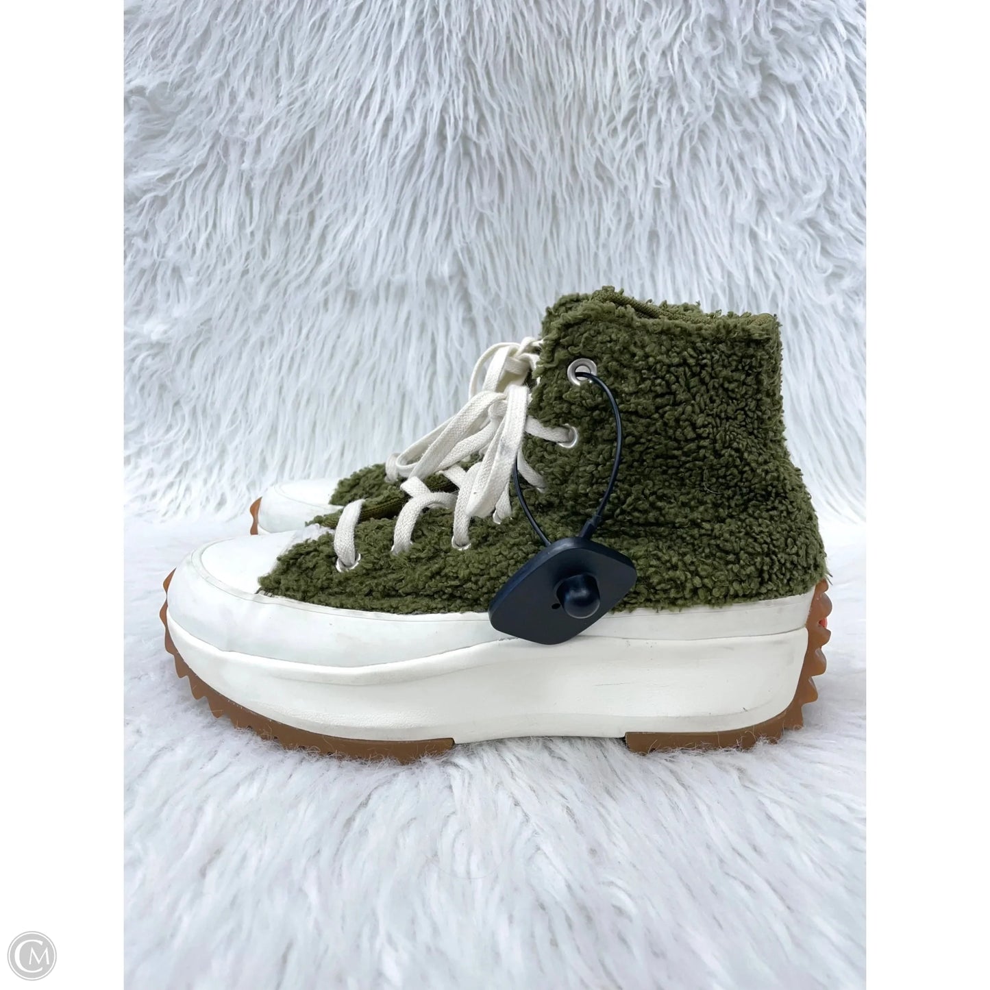 Shoes Sneakers Platform By Converse In Green, Size: 7