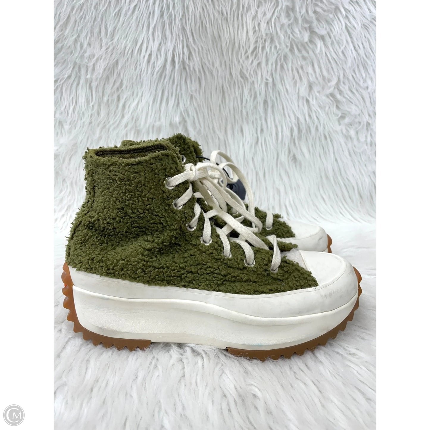 Shoes Sneakers Platform By Converse In Green, Size: 7