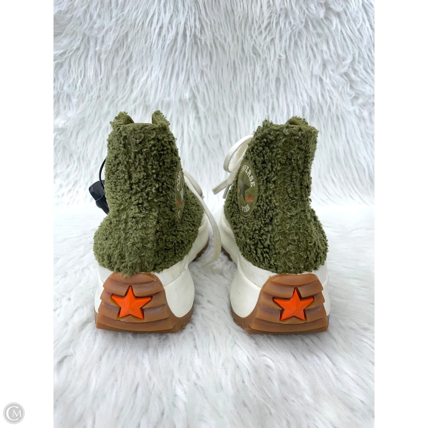 Shoes Sneakers Platform By Converse In Green, Size: 7