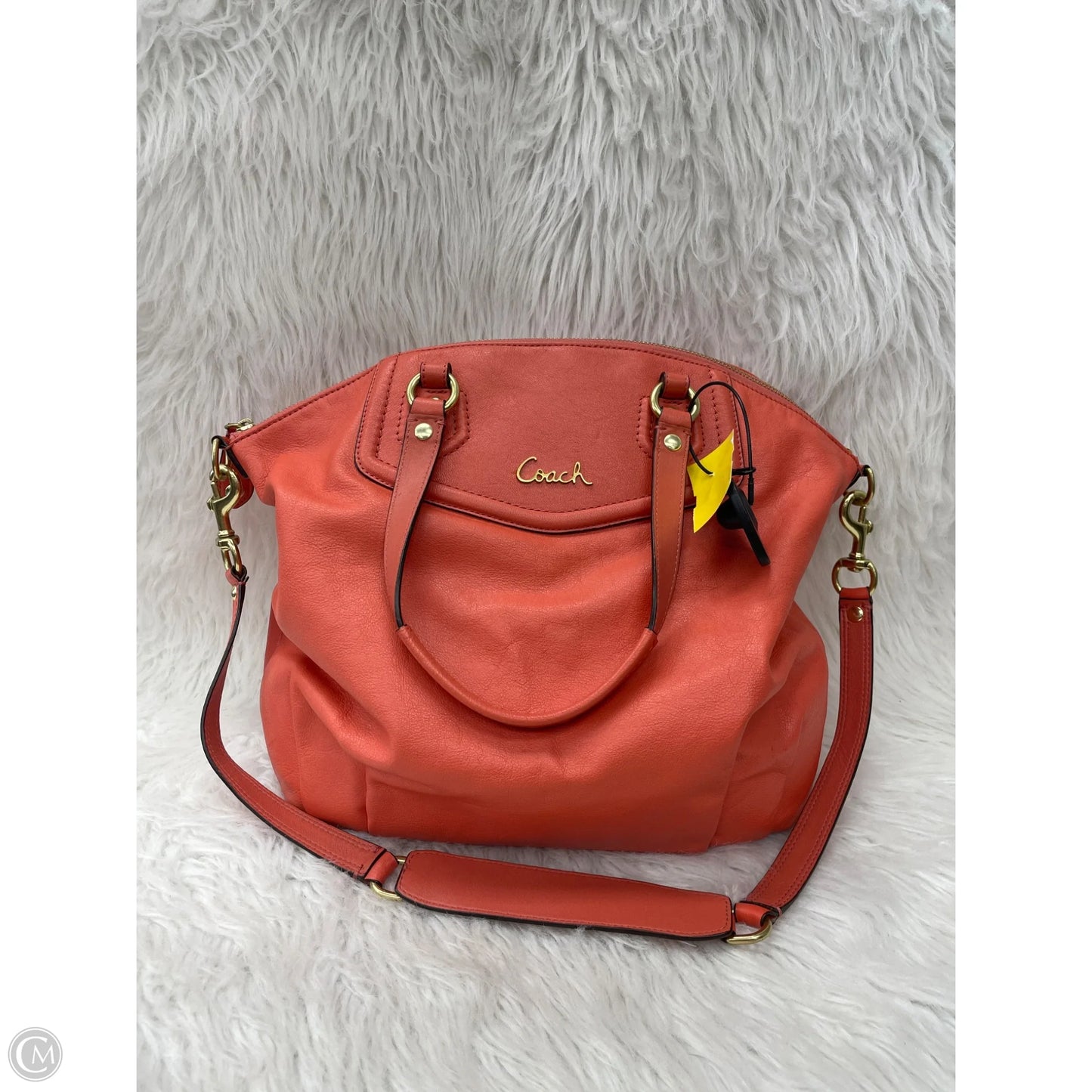 Handbag Designer By Coach, Size: Large