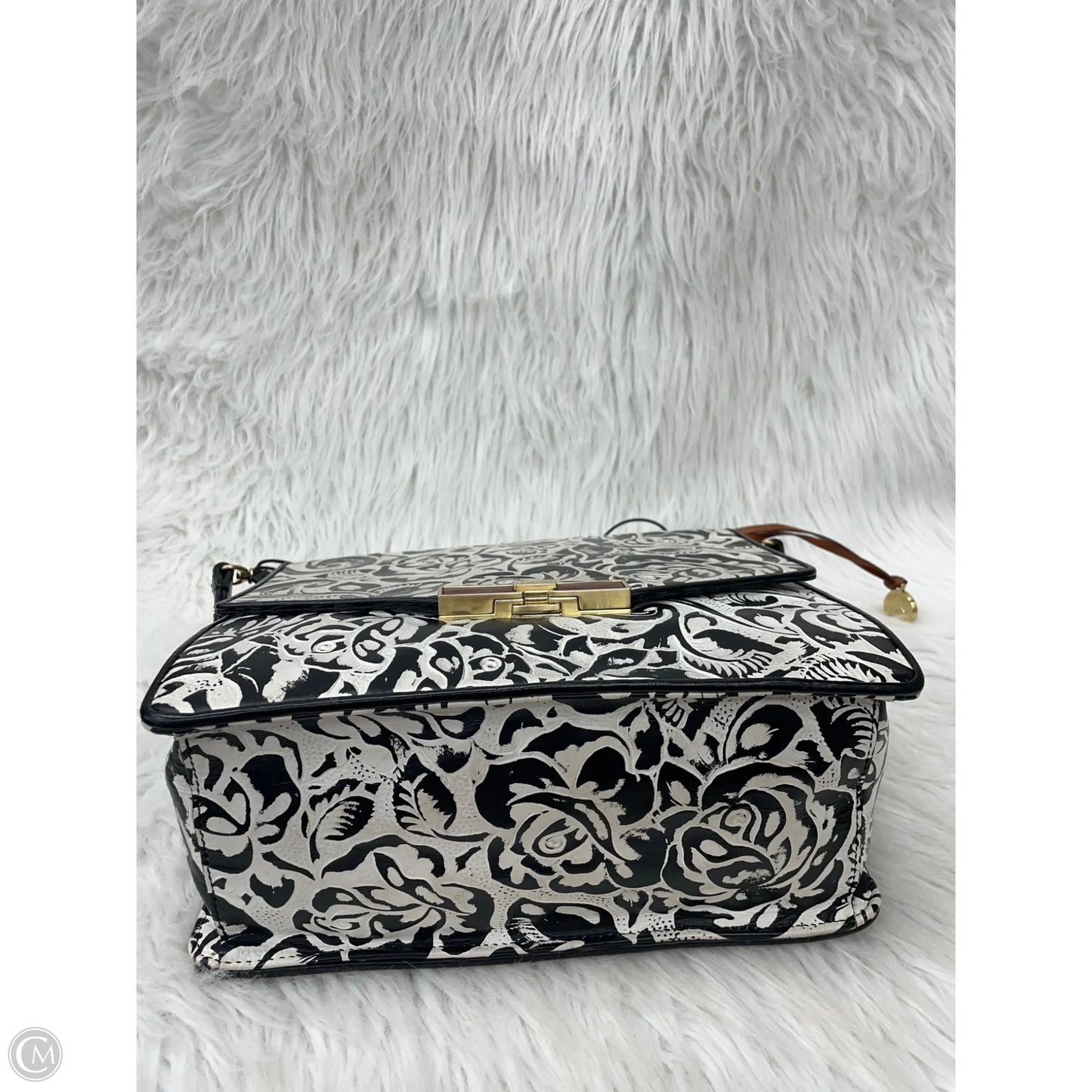 Handbag Designer By Brahmin, Size: Medium