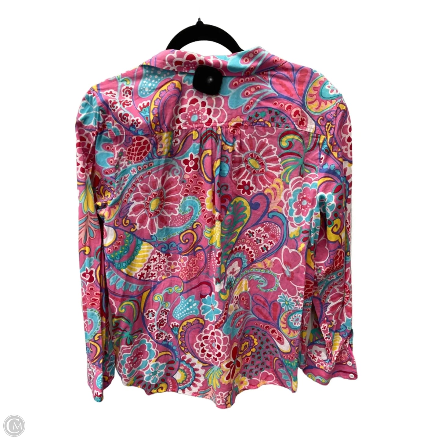Top Long Sleeve By Talbots In Multi-colored, Size: L