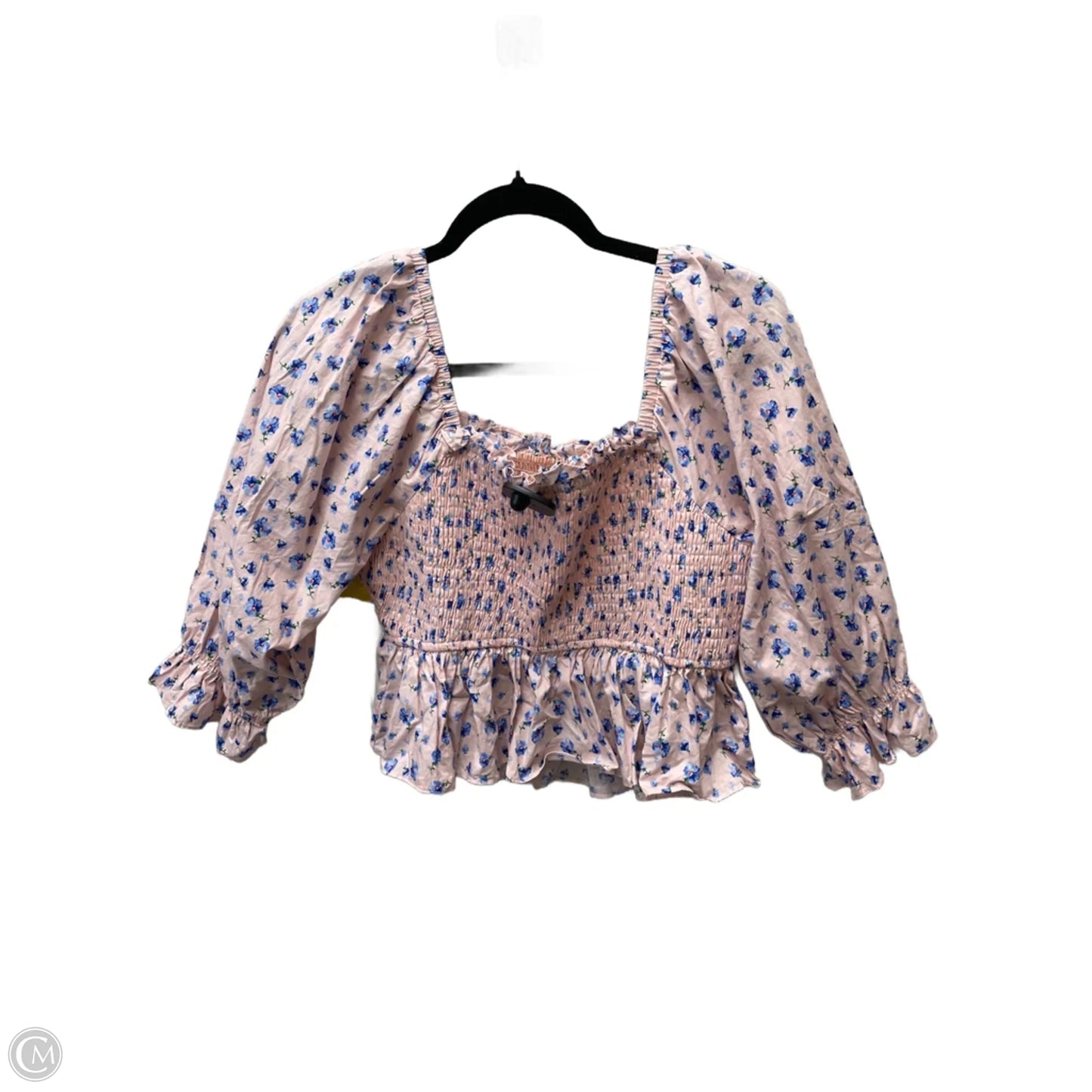Top Long Sleeve By English Factory In Floral Print, Size: L