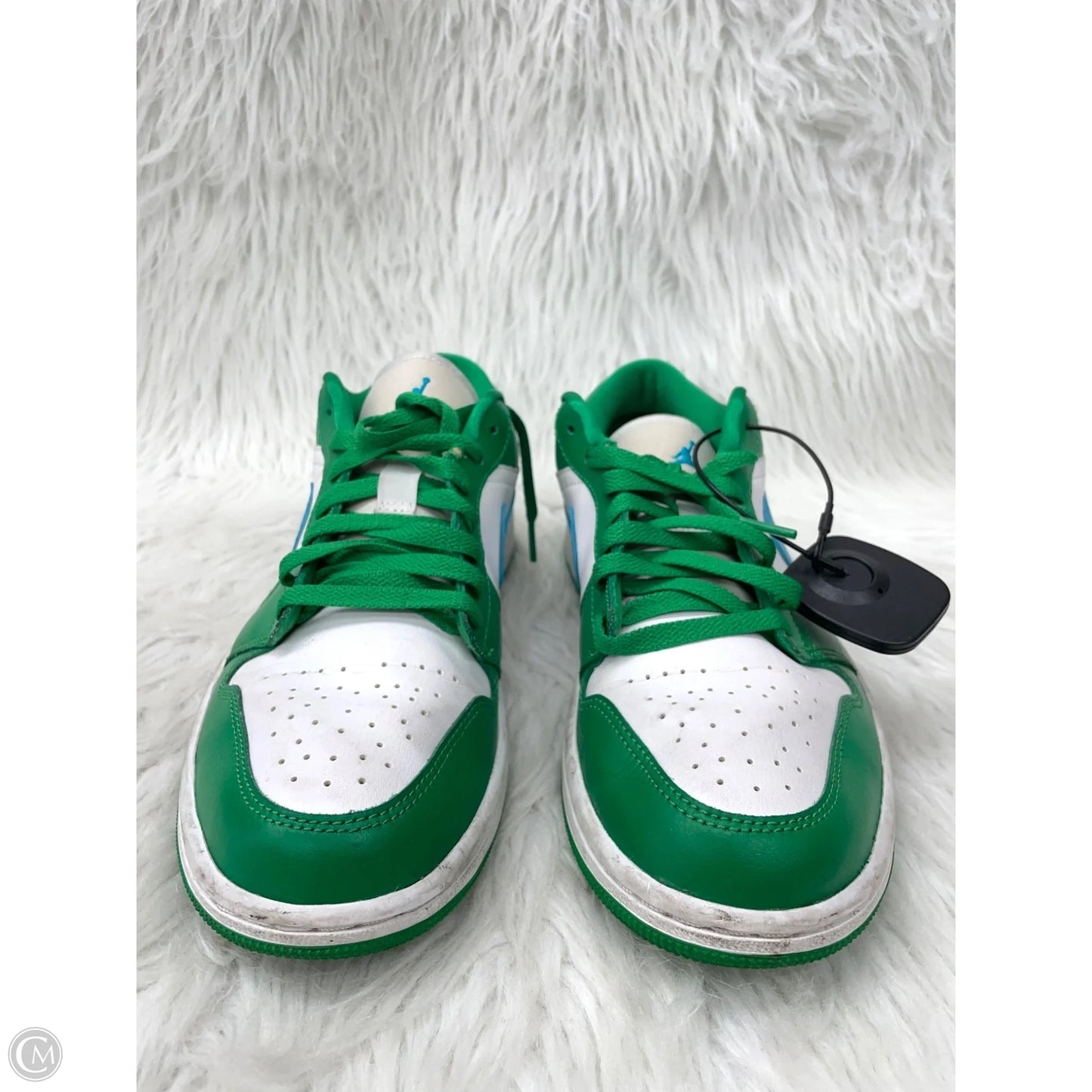 Shoes Sneakers By Nike In Blue & Green, Size: 9