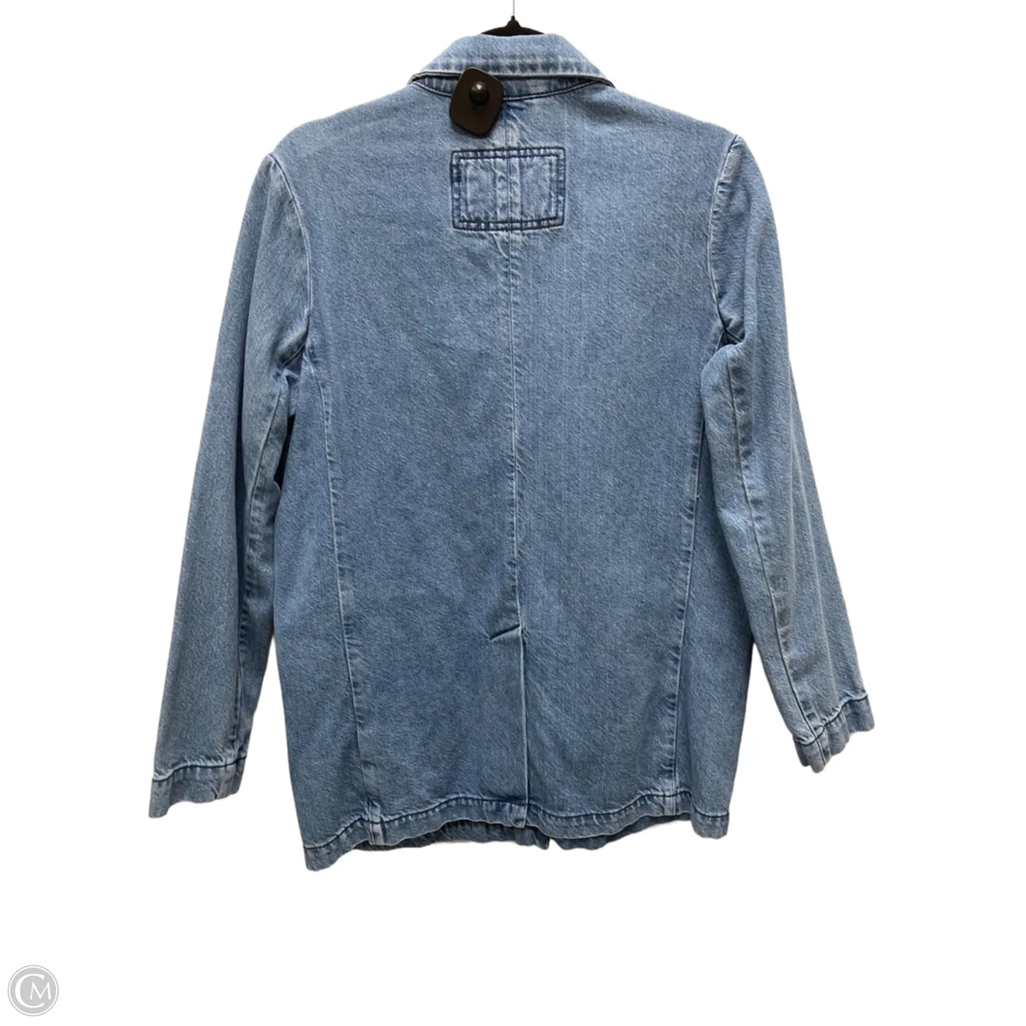 Blazer By American Eagle In Blue Denim, Size: S