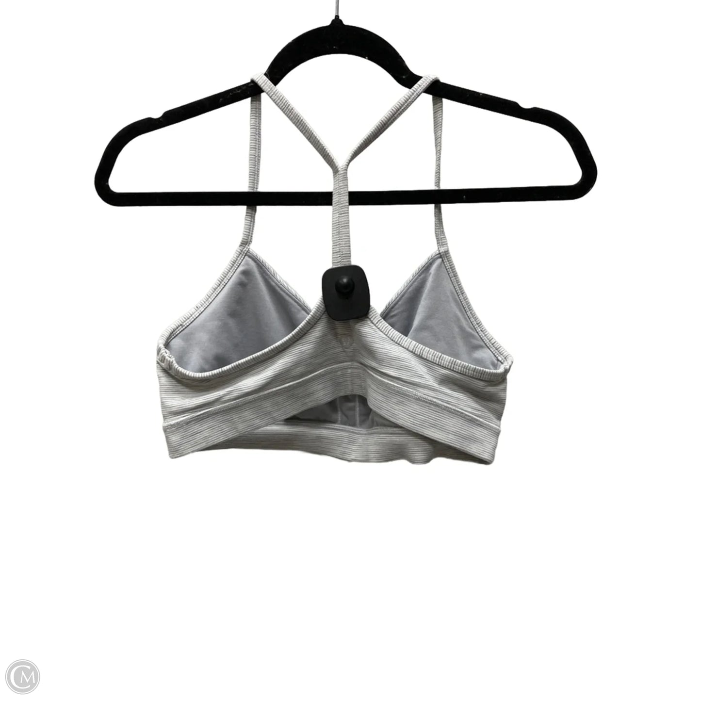 Athletic Bra By Lululemon In Grey, Size: M