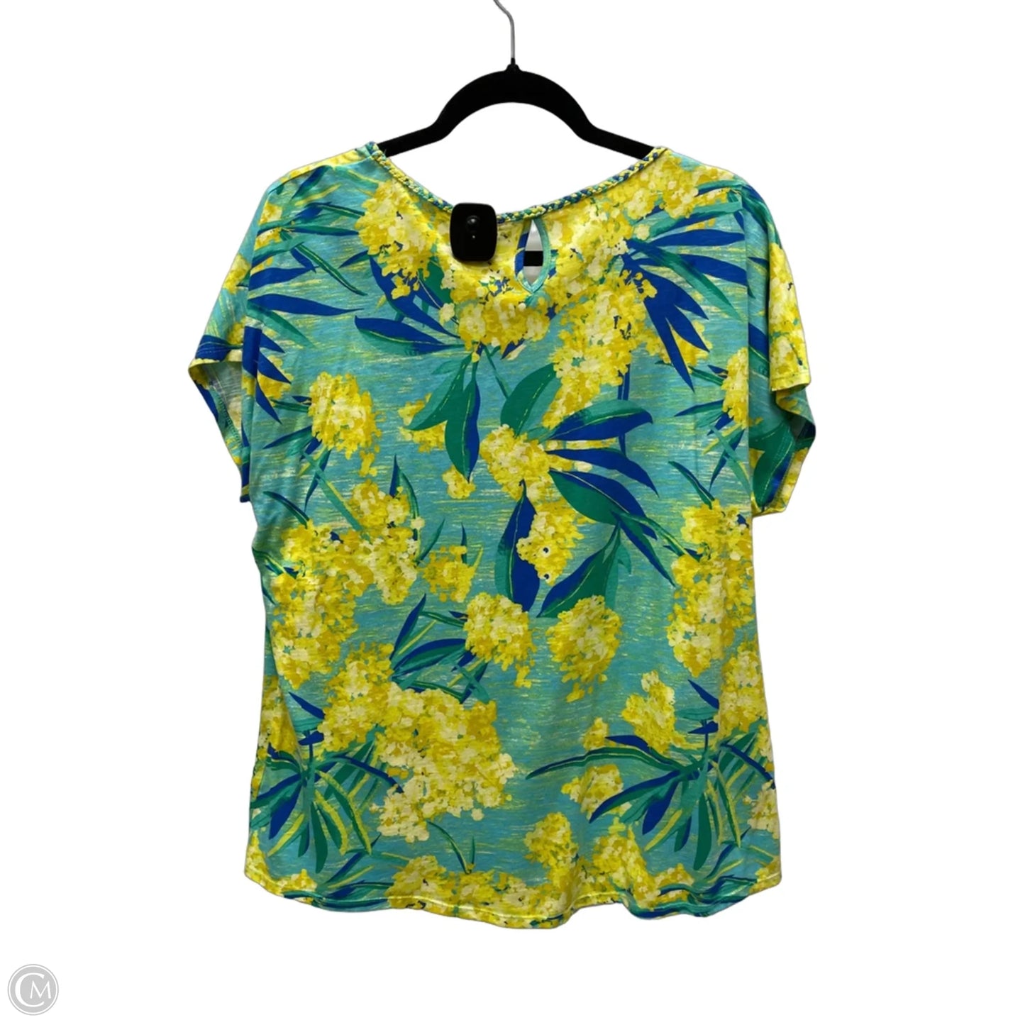 Top Short Sleeve By Sonoma In Floral Print, Size: Xl