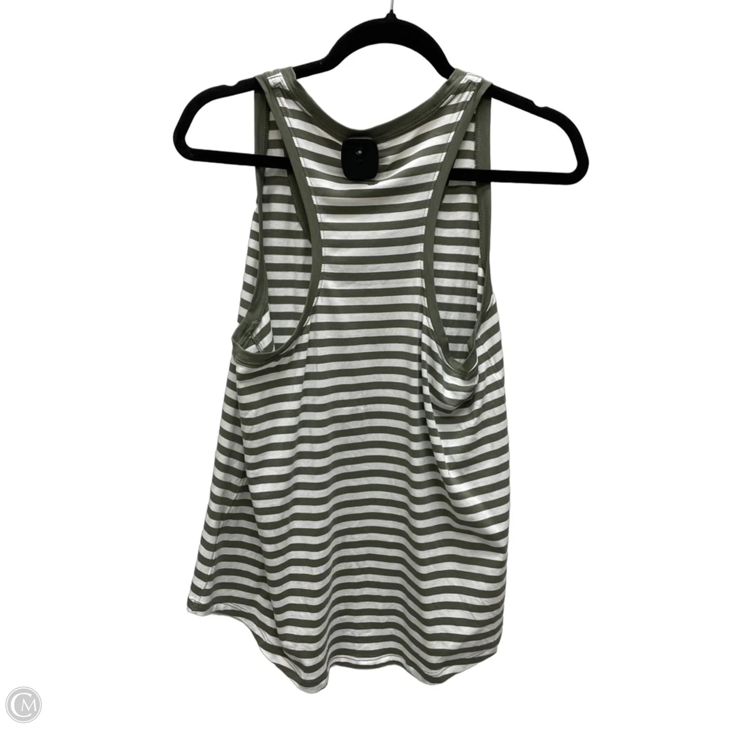 Athletic Tank Top By Lululemon In Striped Pattern, Size: M