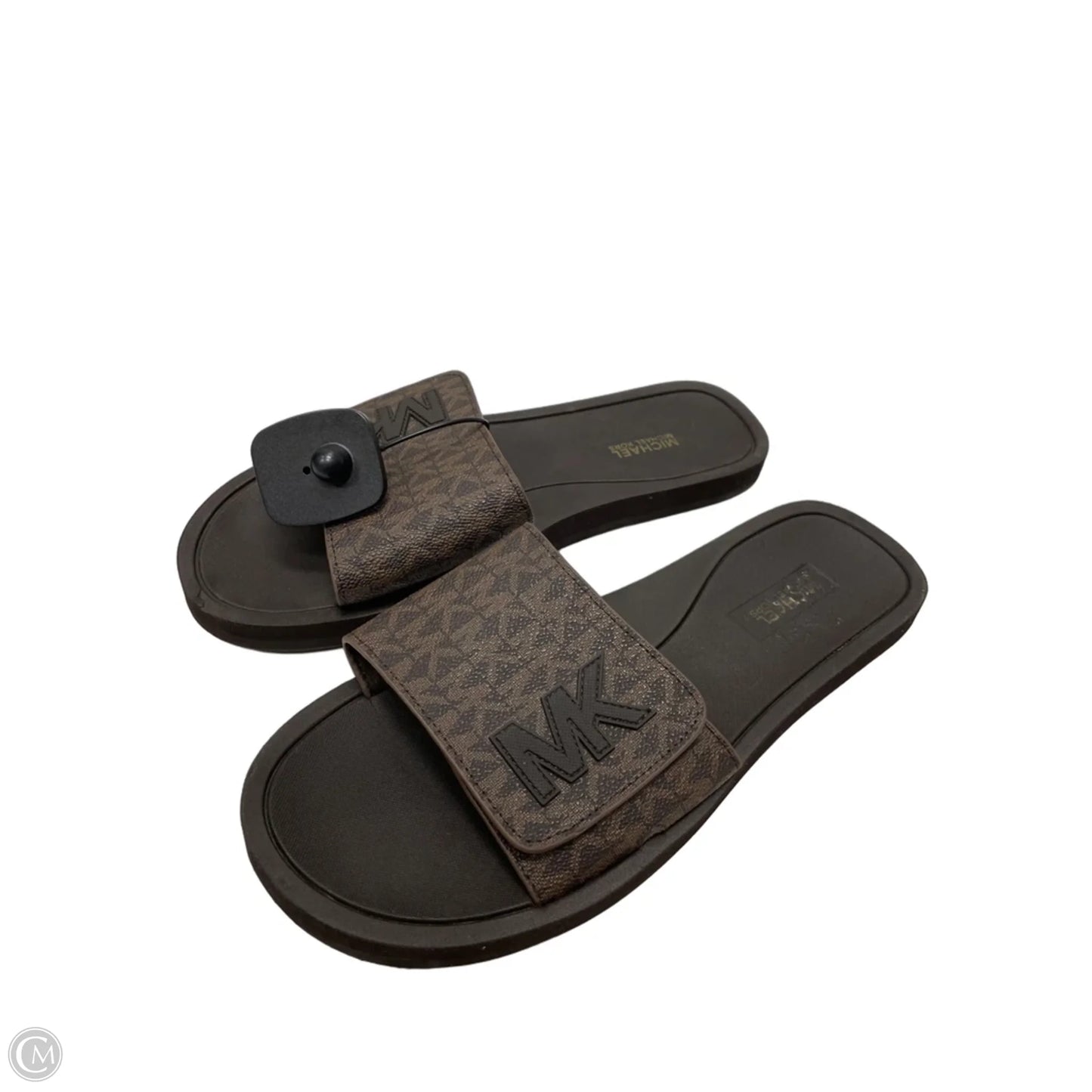 Sandals Designer By Michael Kors In Brown, Size: 9