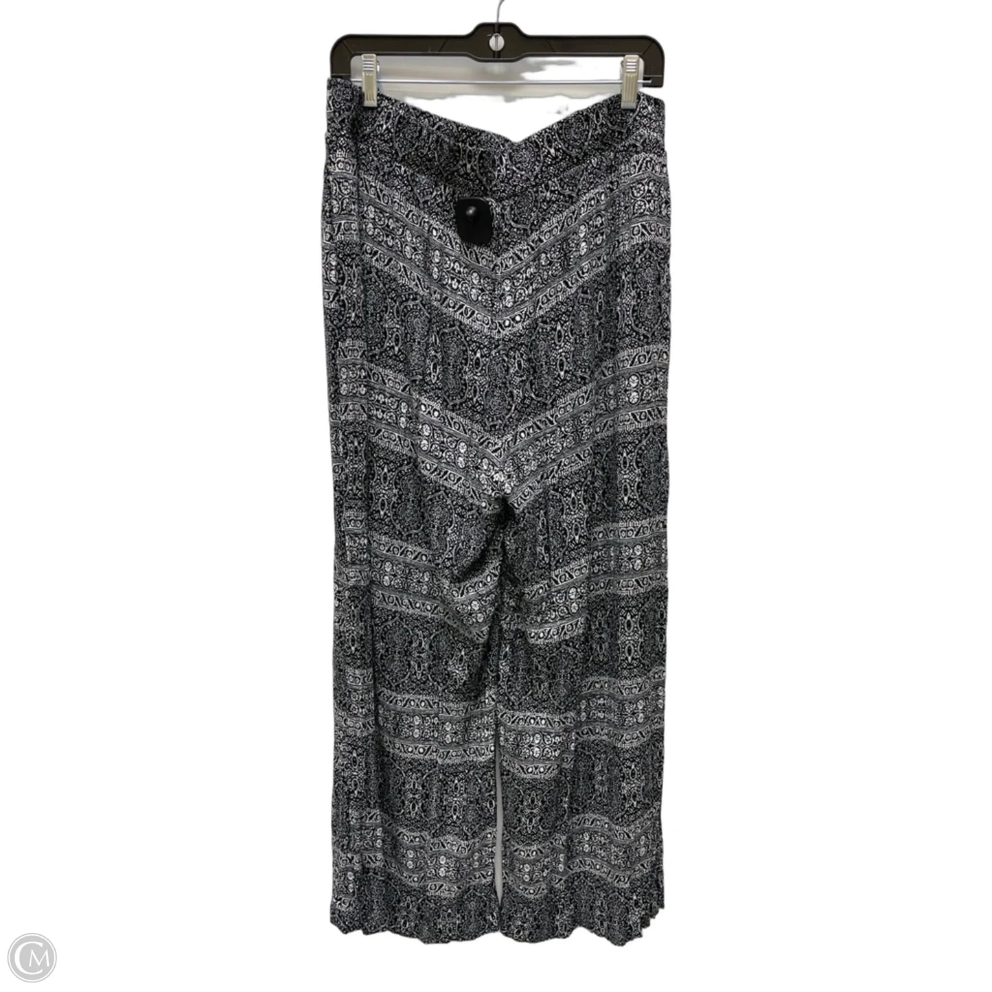 Pants Wide Leg By Ny Collection In Black & White, Size: 18