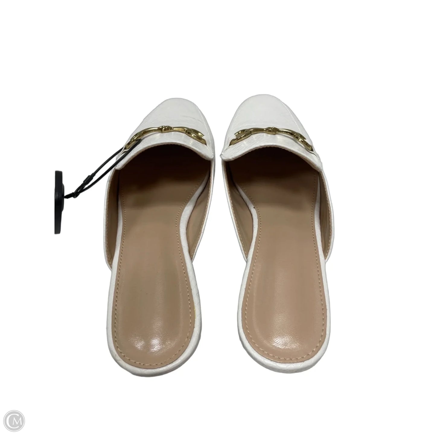 Shoes Flats By Clothes Mentor In White, Size: 8.5