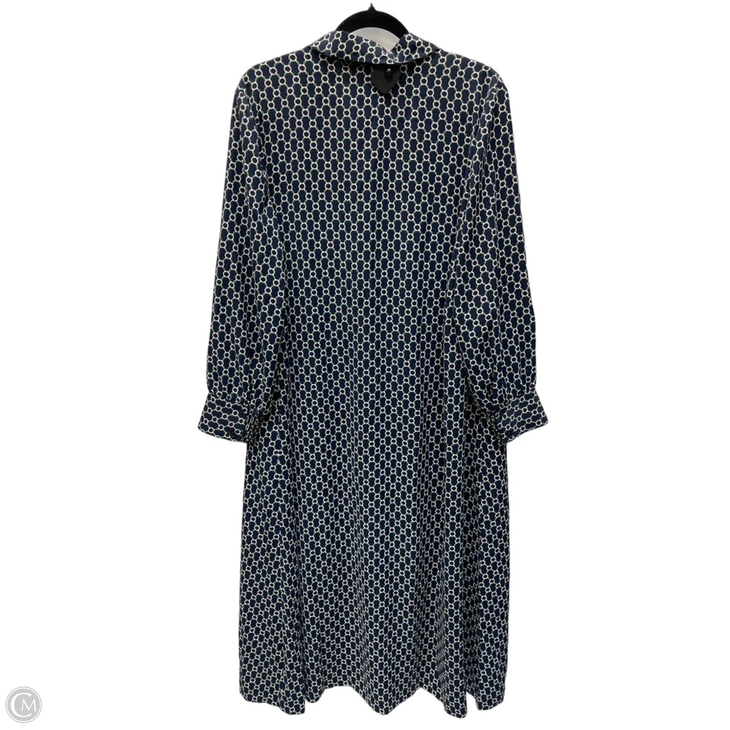 Dress Casual Midi By Chicos In Navy, Size: Xl
