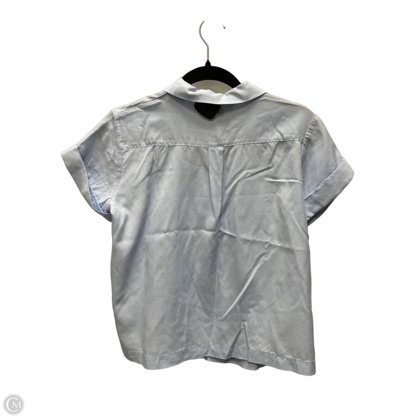 Top Short Sleeve By Banana Republic In Blue, Size: Xs