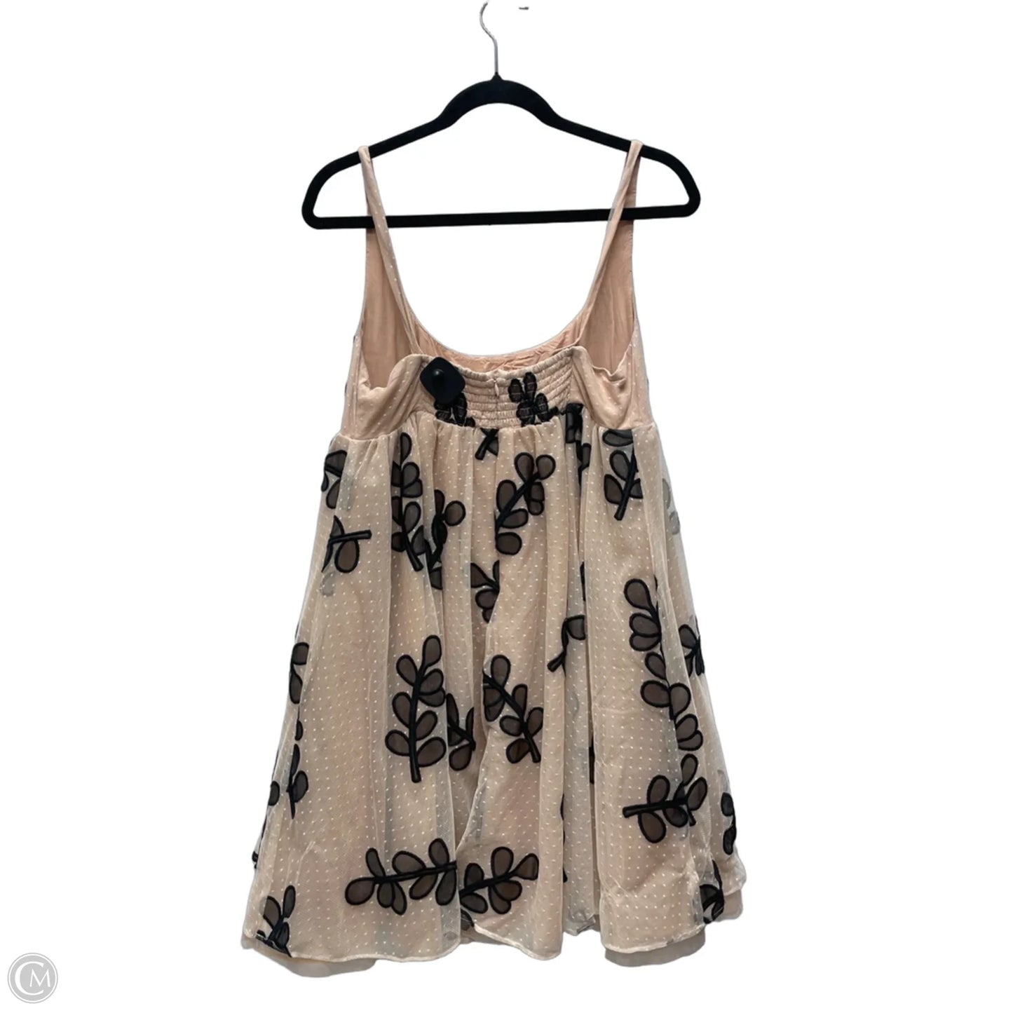 Dress Party Short By Anthropologie In Black & Tan, Size: M