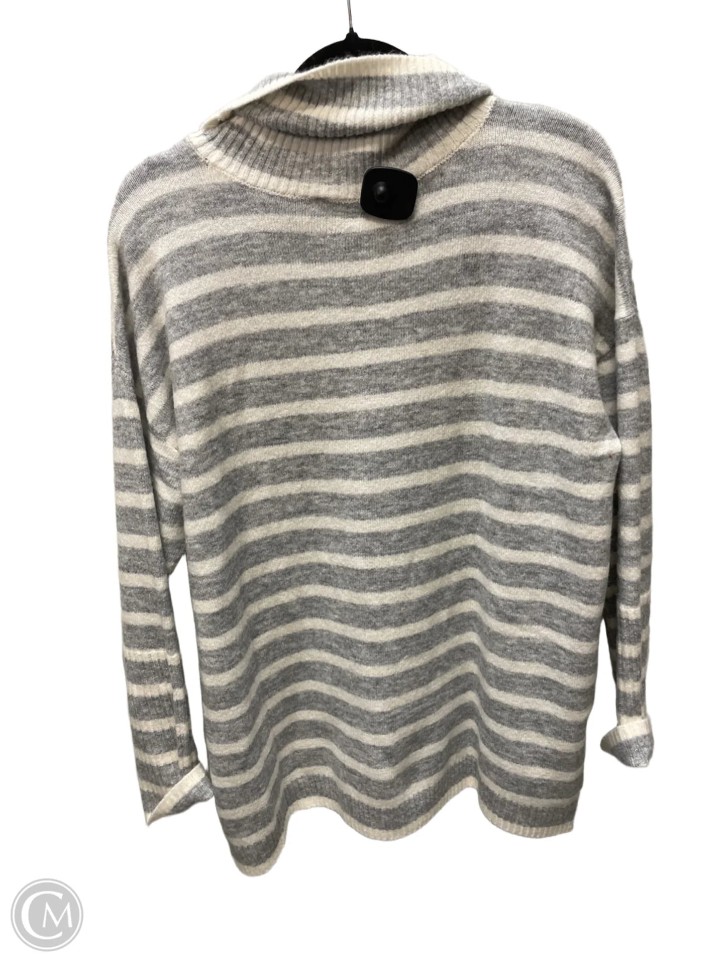 Sweater By Loft In Striped Pattern, Size: L