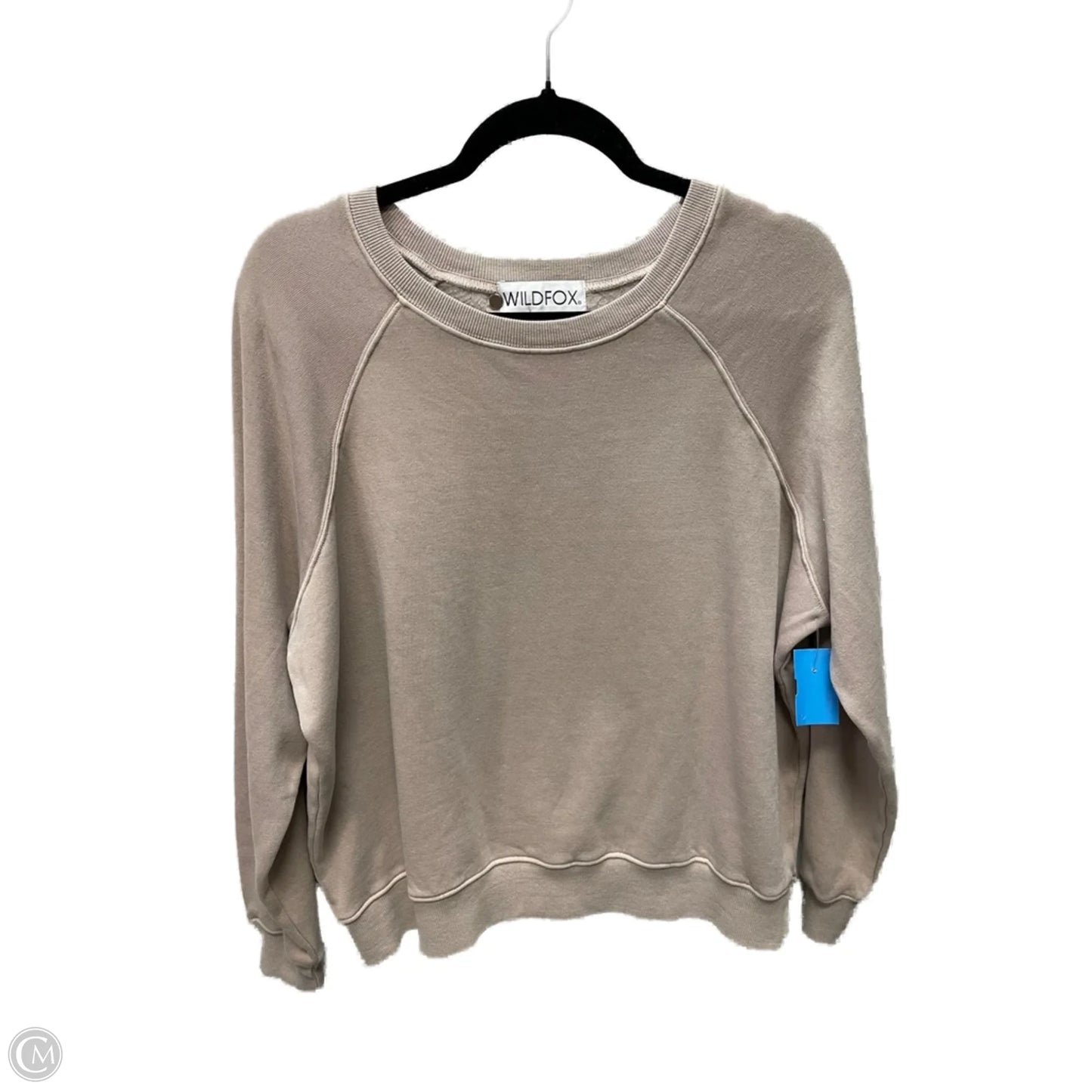 Sweatshirt Crewneck By Wildfox In Tan, Size: S