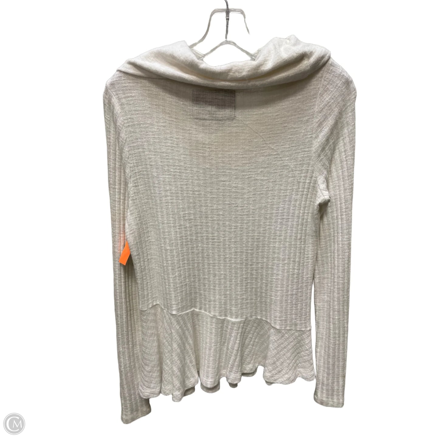 Top Long Sleeve By Maeve In Cream, Size: Medium