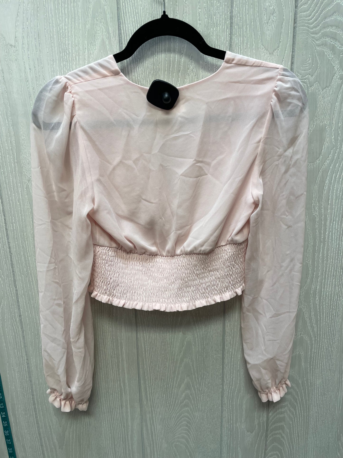 Blouse Long Sleeve By Wilfred In Pink, Size: Xs