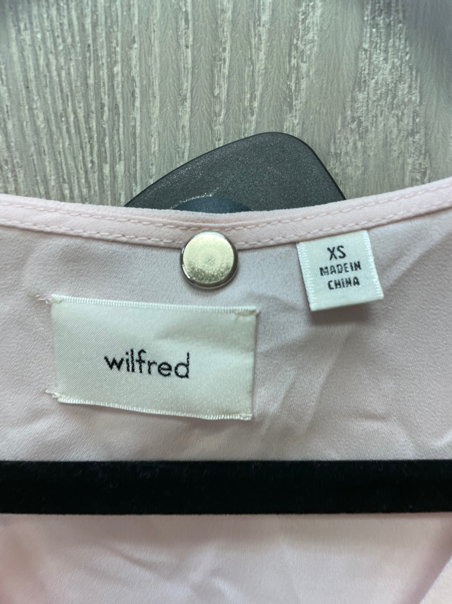 Blouse Long Sleeve By Wilfred In Pink, Size: Xs