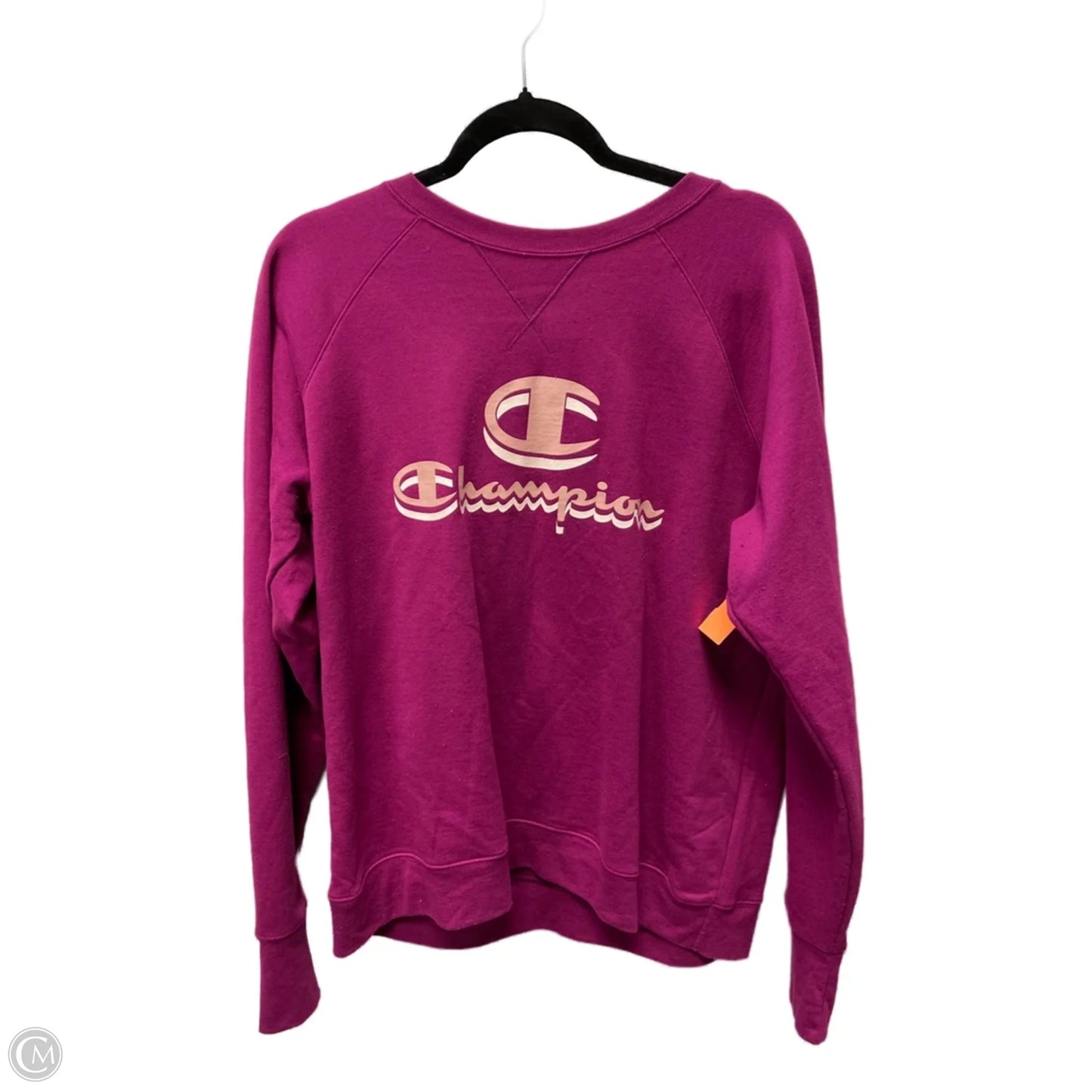 Athletic Sweatshirt Crewneck By Champion In Purple, Size: Xl