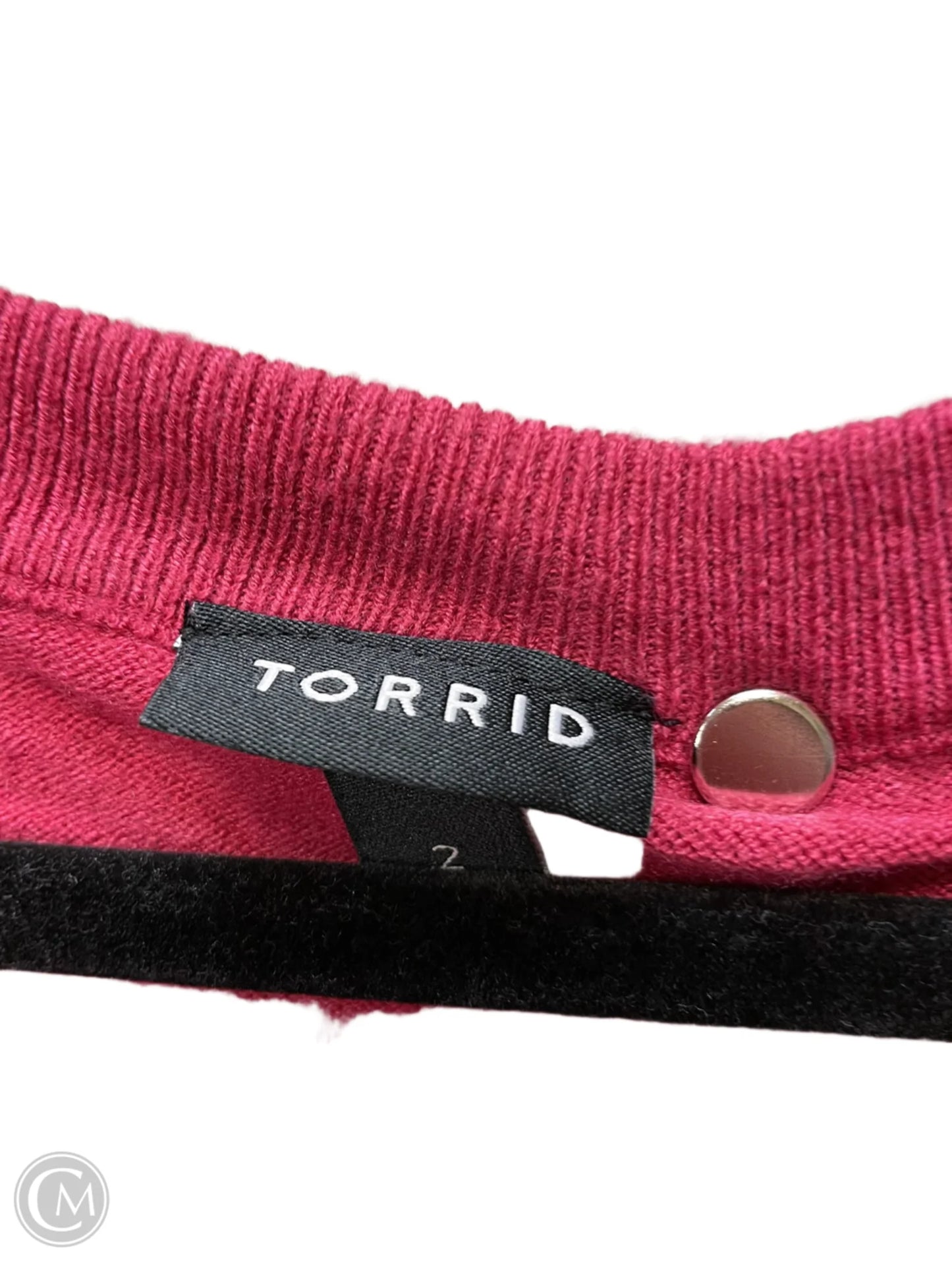 Sweater Short Sleeve By Torrid In Pink, Size: 2x