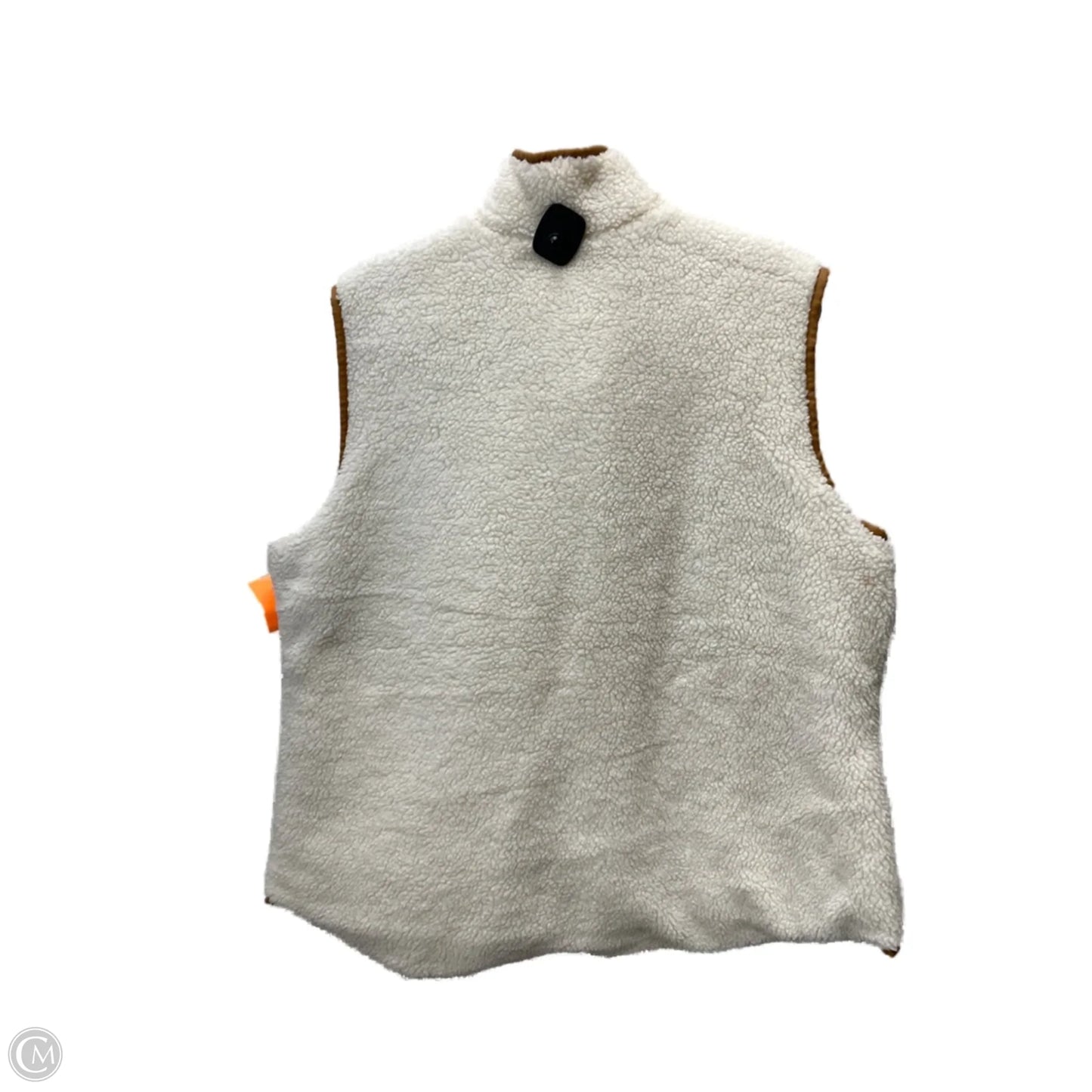 Vest Faux Fur & Sherpa By Old Navy In Cream & Tan, Size: 2x