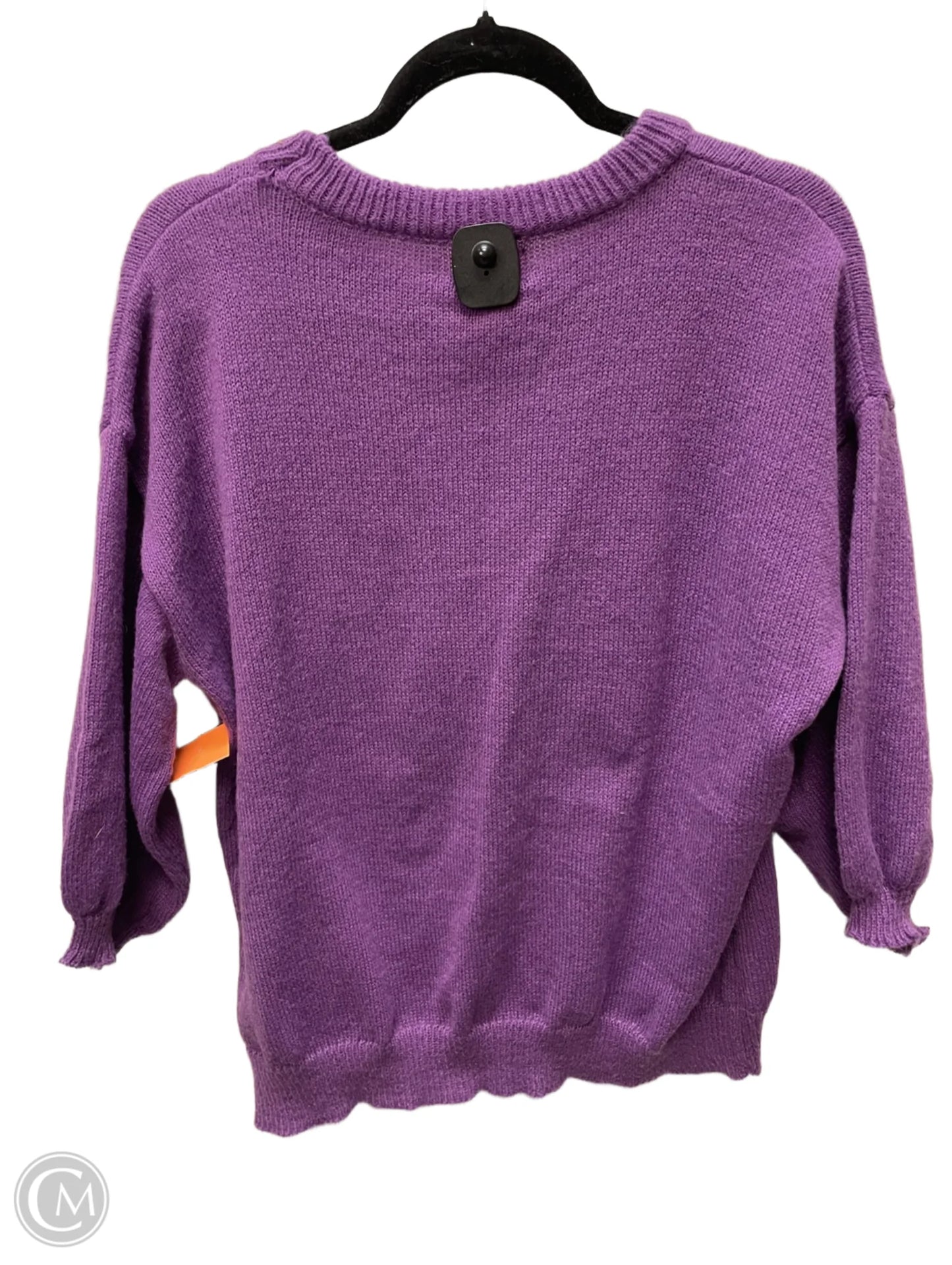 Sweater By Bibi In Purple, Size: Xl