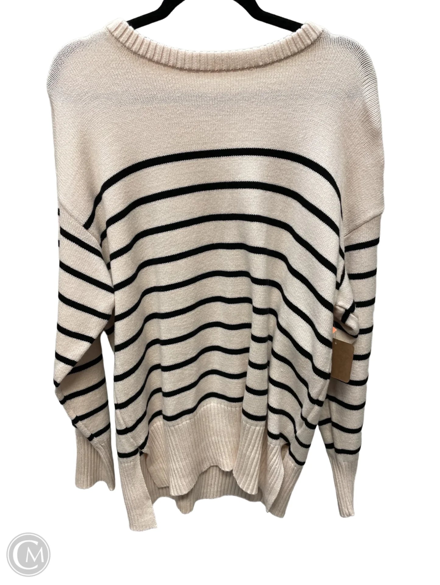 Sweater By LOVE CHANGE In Striped Pattern, Size: Xl