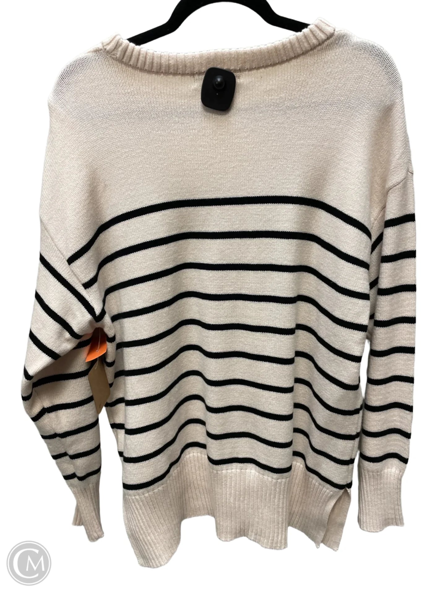 Sweater By LOVE CHANGE In Striped Pattern, Size: Xl