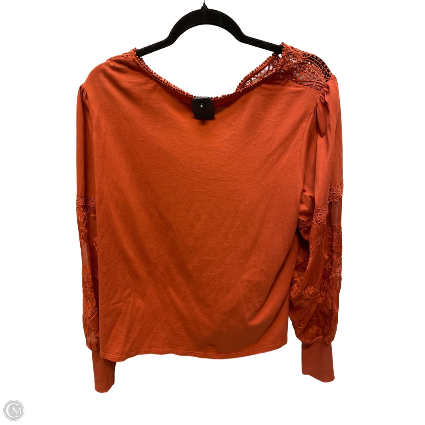 Top Long Sleeve By Tiny In Orange, Size: Xl