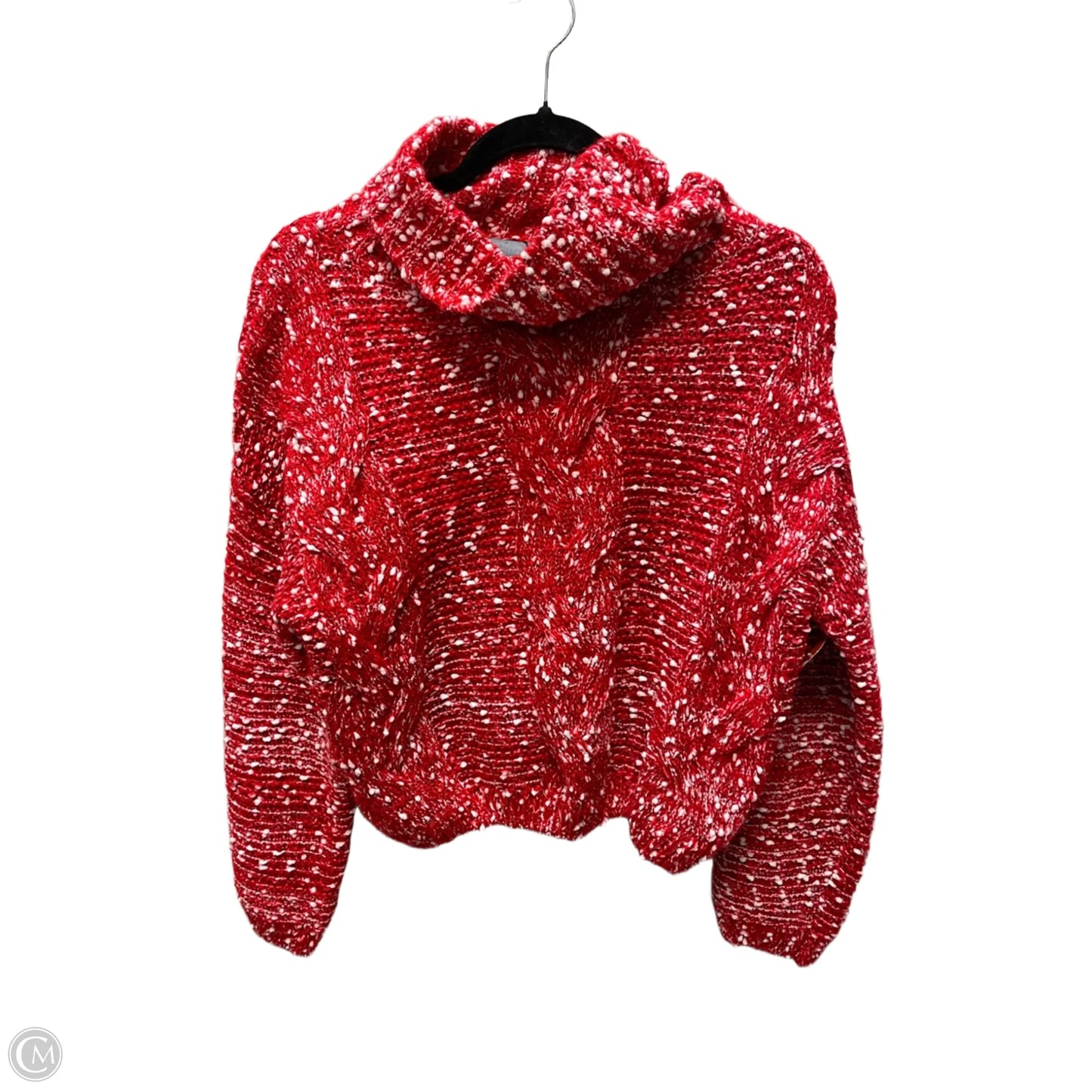 Sweater By P LUCA In Red & White, Size: S