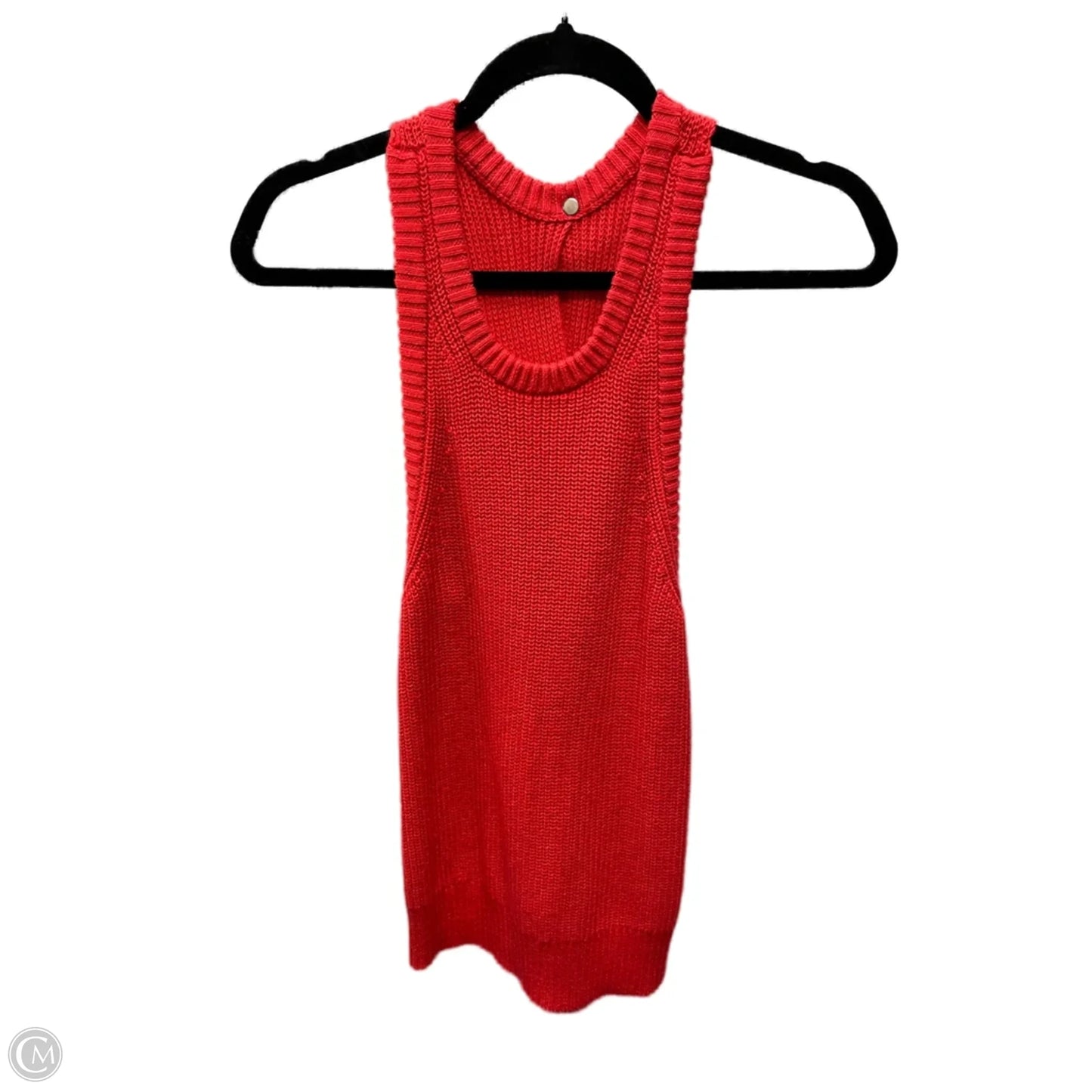 Sweater Short Sleeve By J. Crew In Red, Size: L