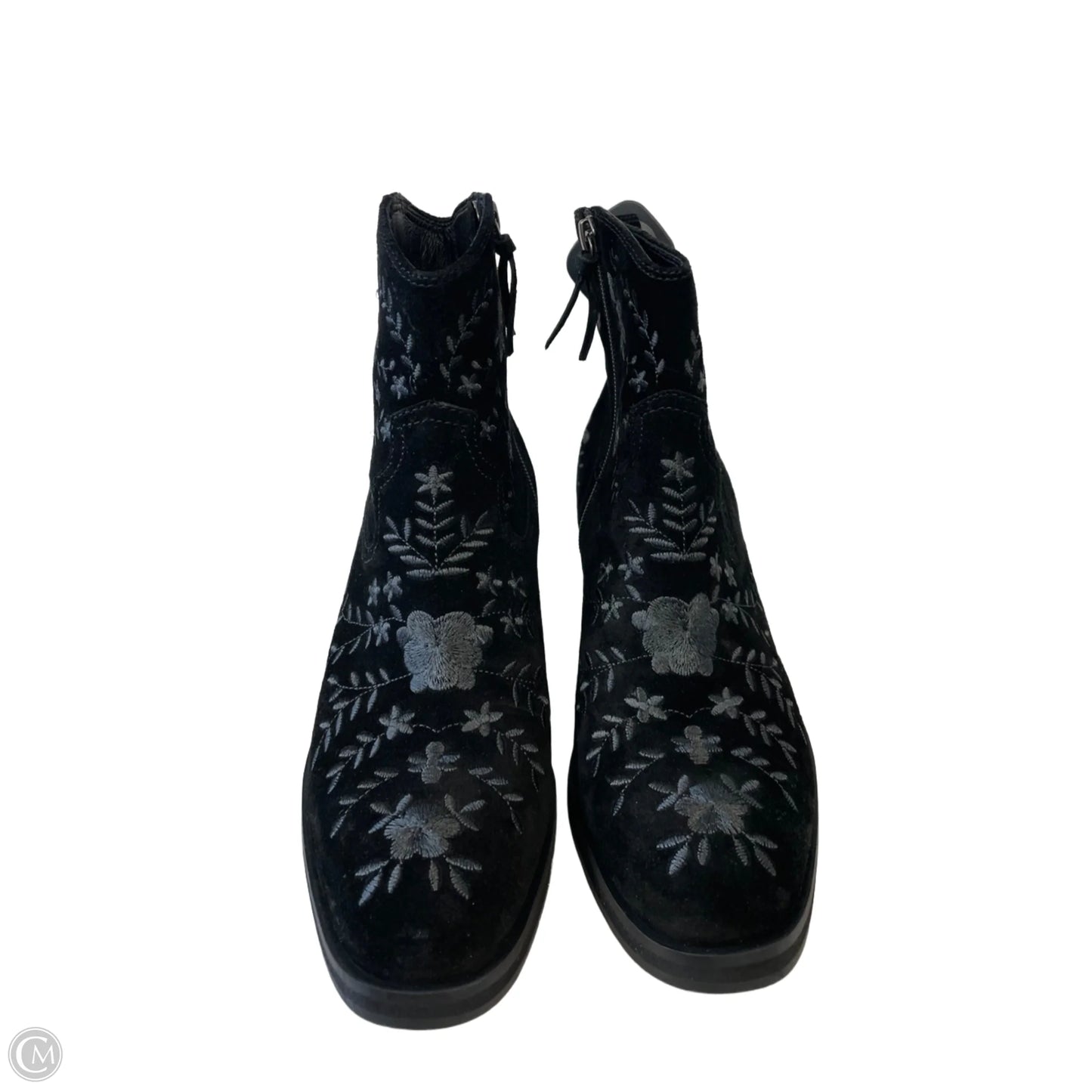 Boots Ankle Heels By Sofft In Black, Size: 9