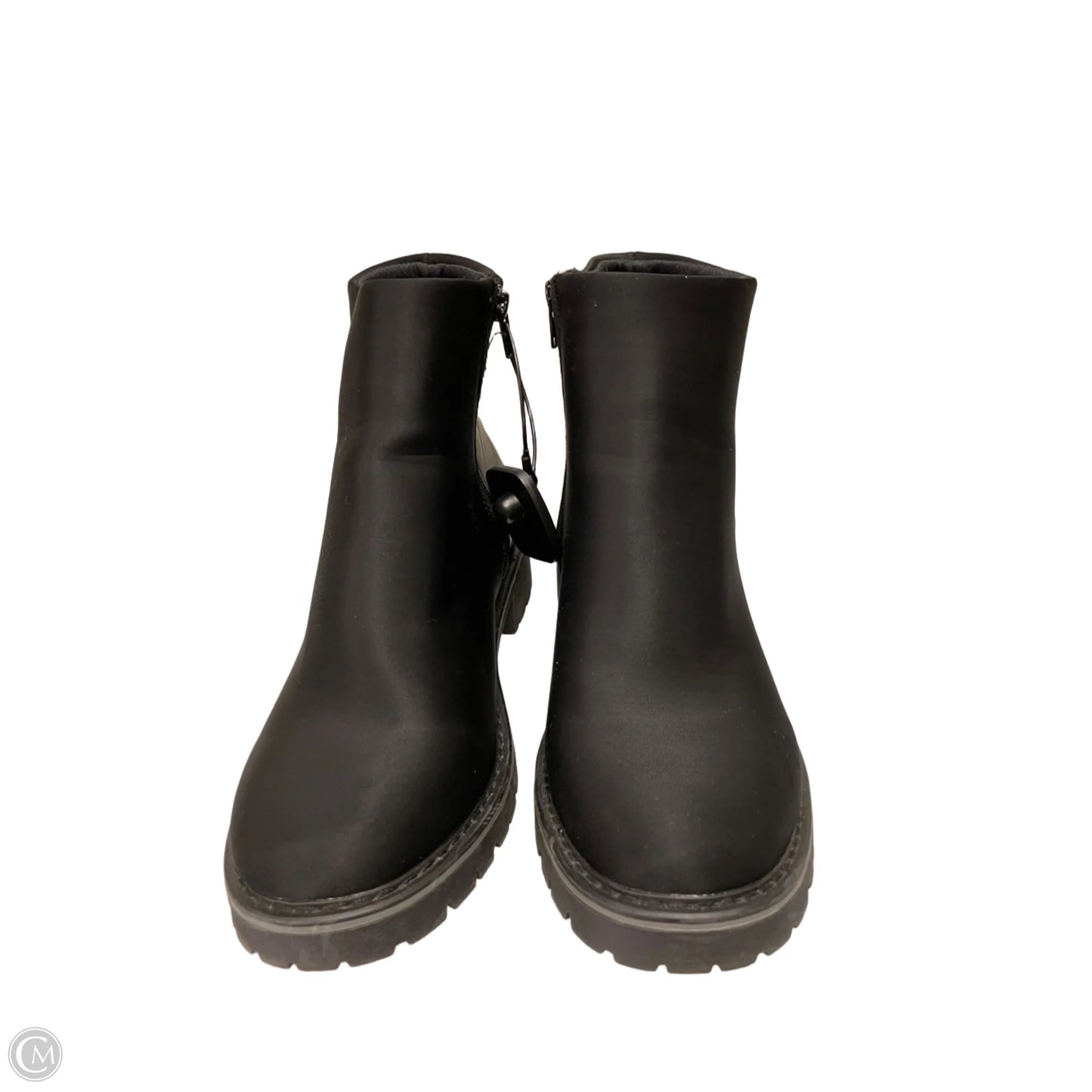 Boots Ankle Heels By Black Rivet In Black, Size: 9
