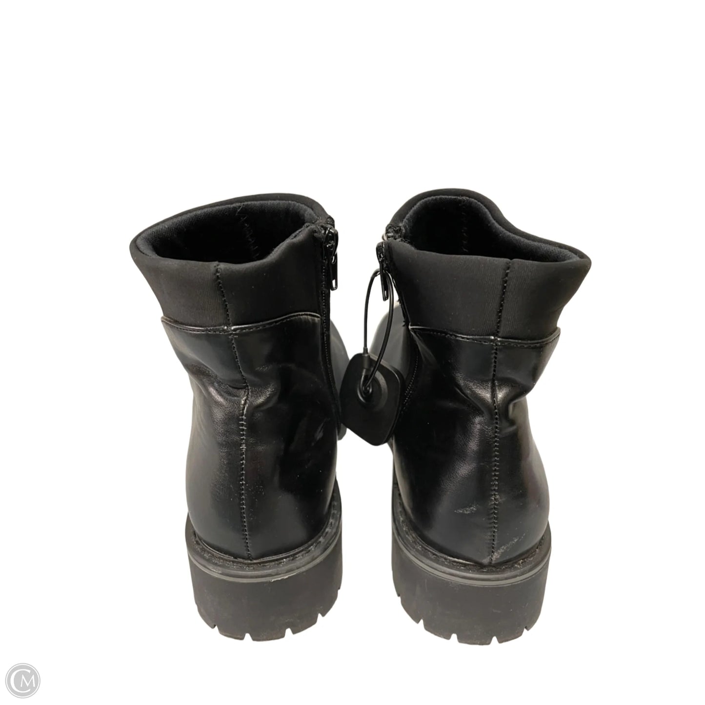 Boots Ankle Heels By Black Rivet In Black, Size: 9