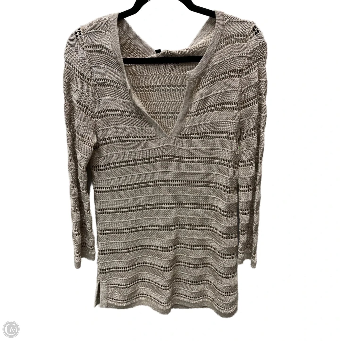 Sweater By Talbots In Gold, Size: S