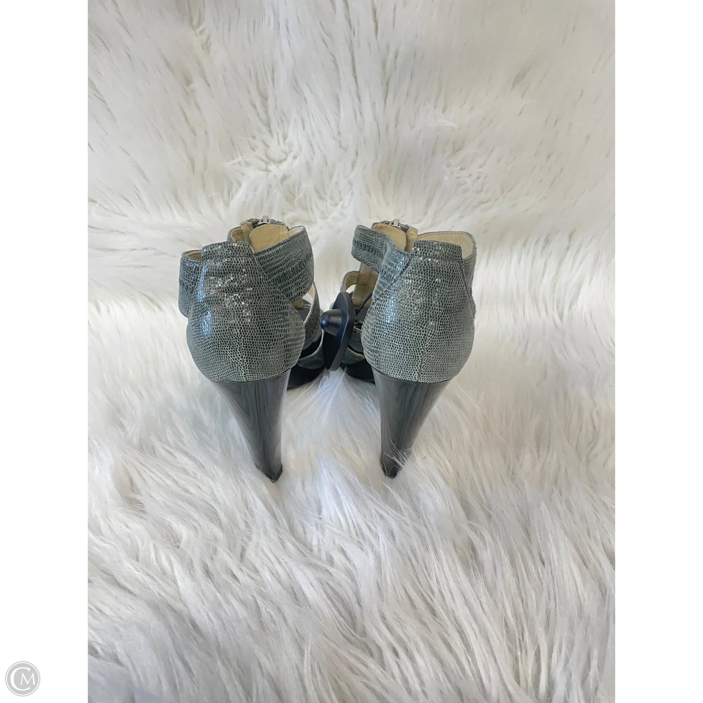 Sandals Designer By Michael Kors In Grey, Size: 6.5