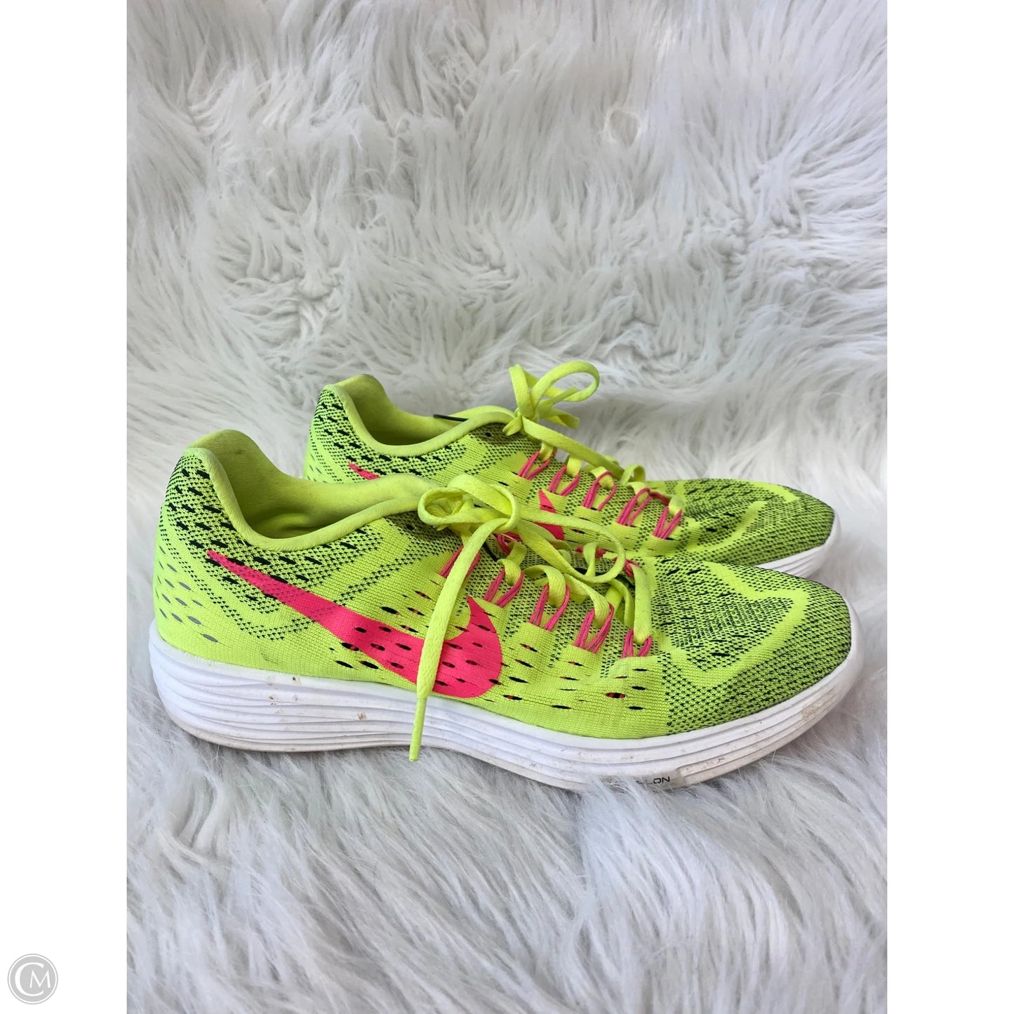 Shoes Athletic By Nike In Green & Pink, Size: 8.5