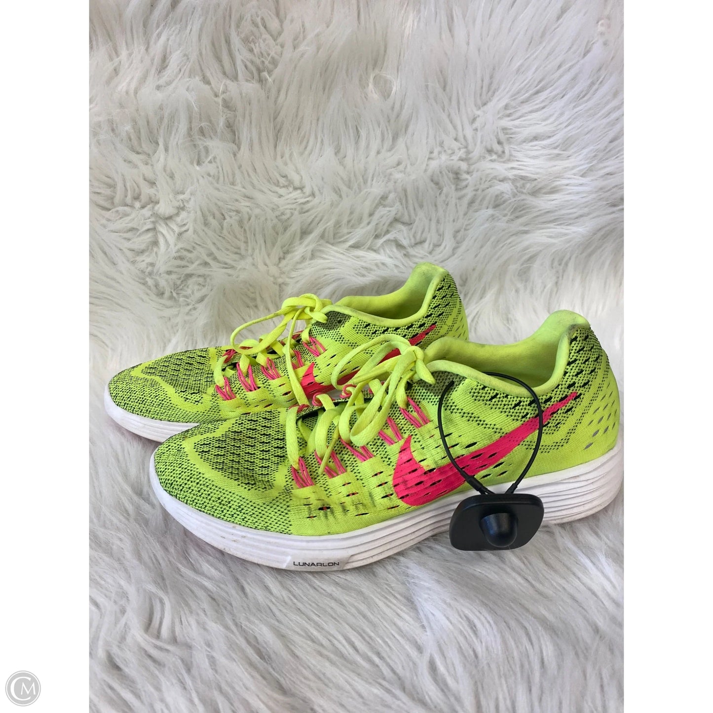 Shoes Athletic By Nike In Green & Pink, Size: 8.5