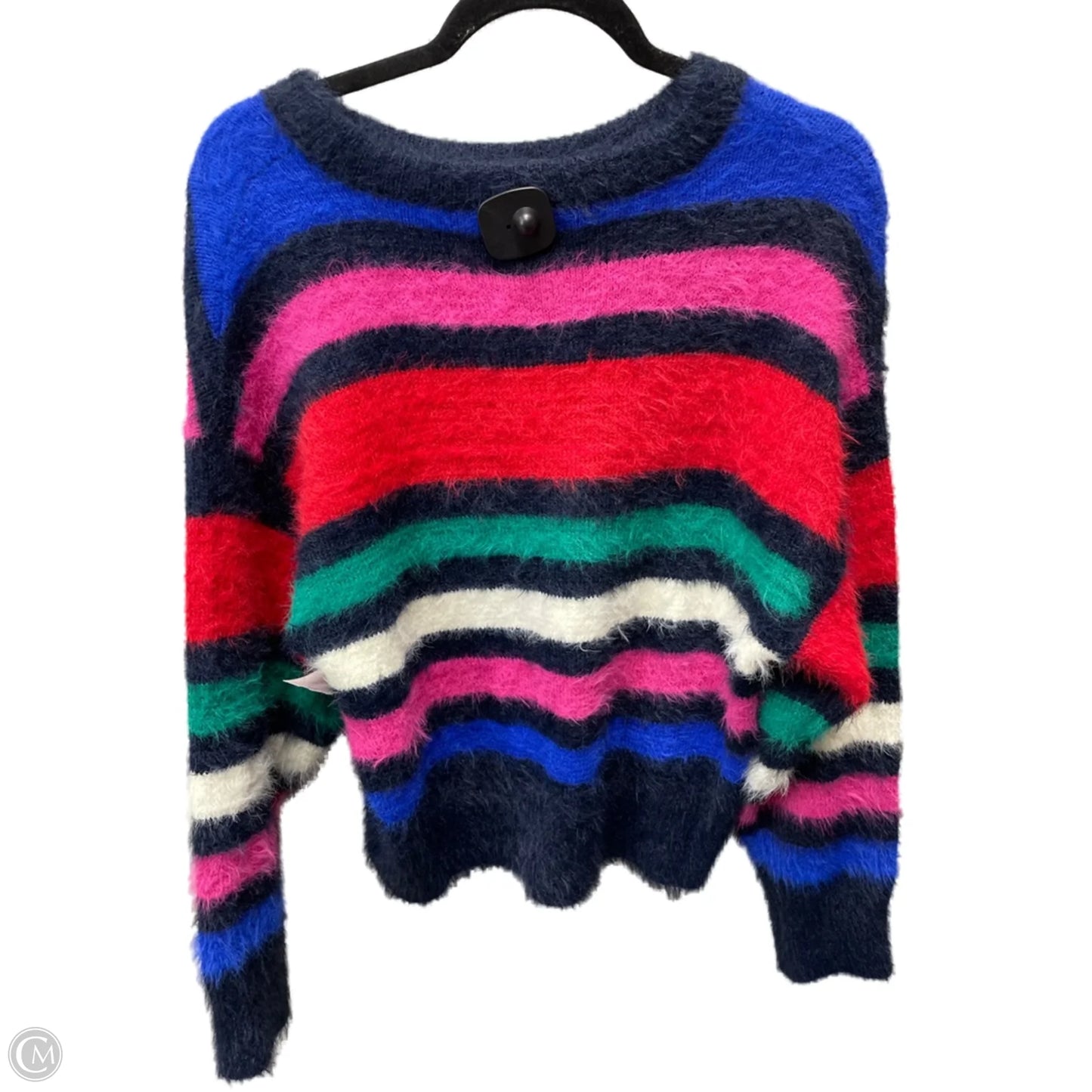 Sweater By A New Day In Striped Pattern, Size: M