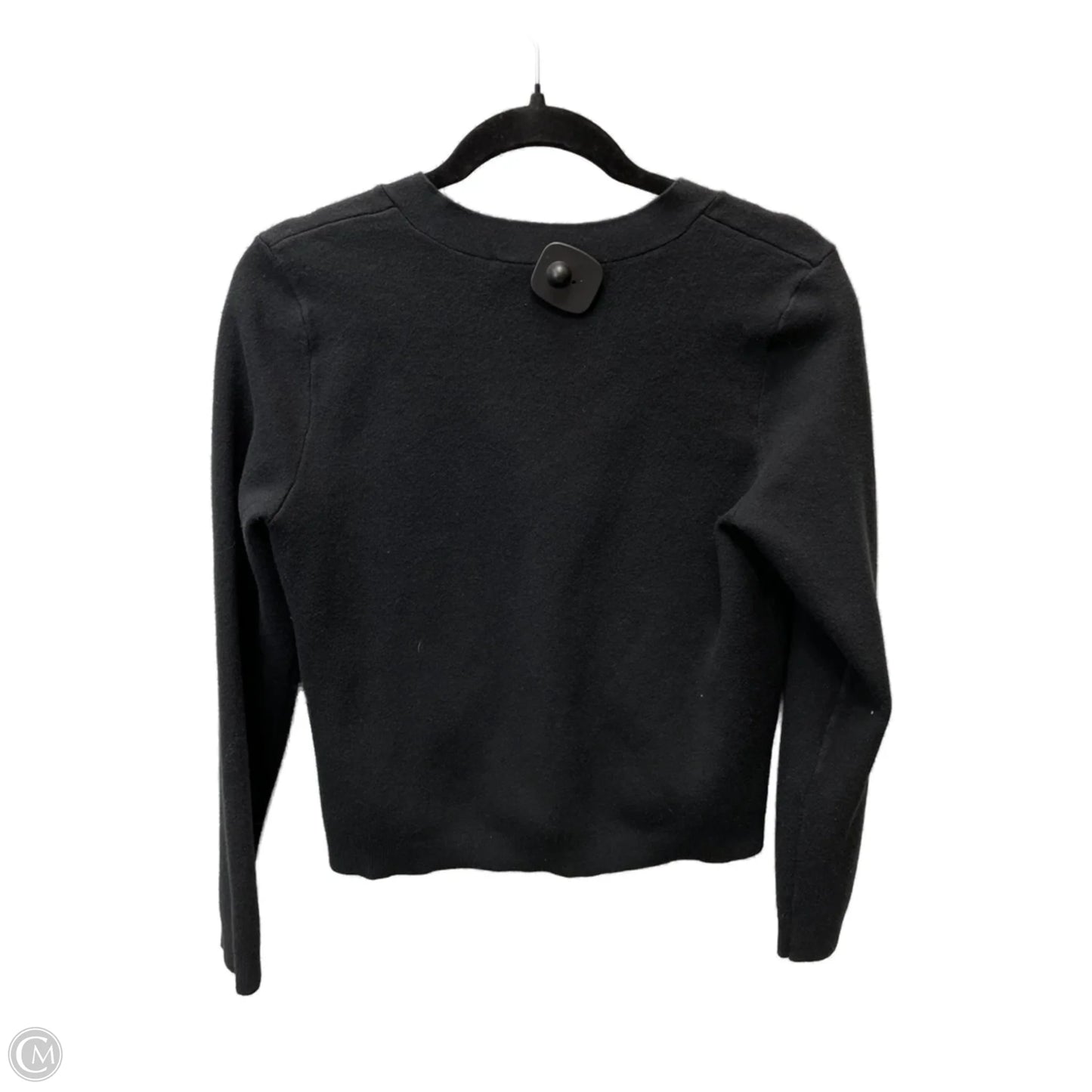 Sweater Cardigan By Loft In Black & Gold, Size: Xs